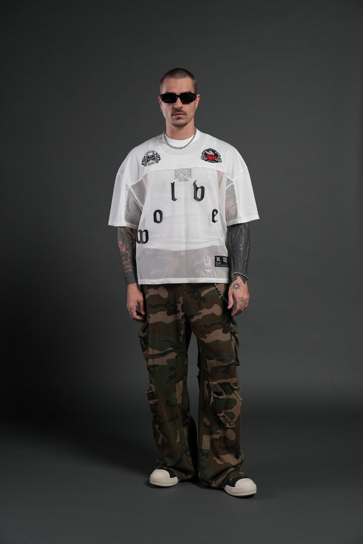 Wolves Pyramid Bobby B Jersey in White