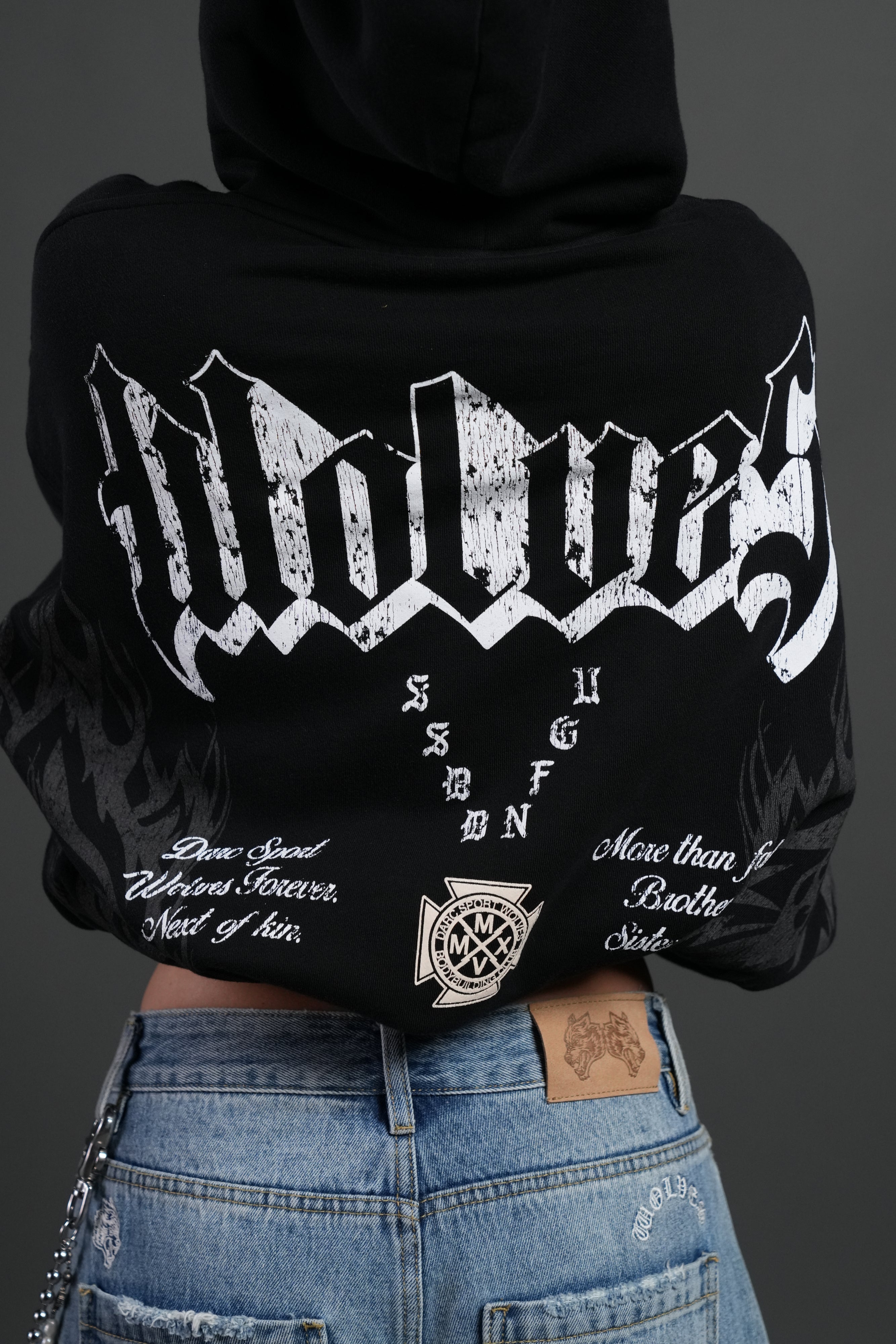 Wlvs Fire Bishop Hoodie in Black