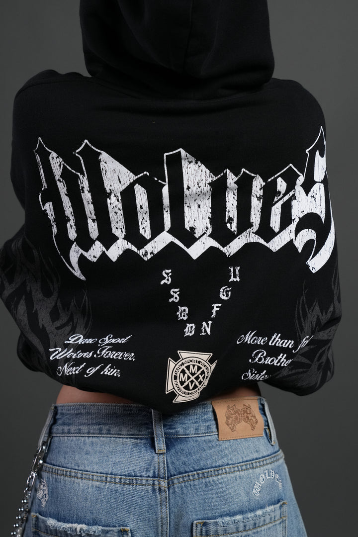 Wlvs Fire Bishop Hoodie in Black