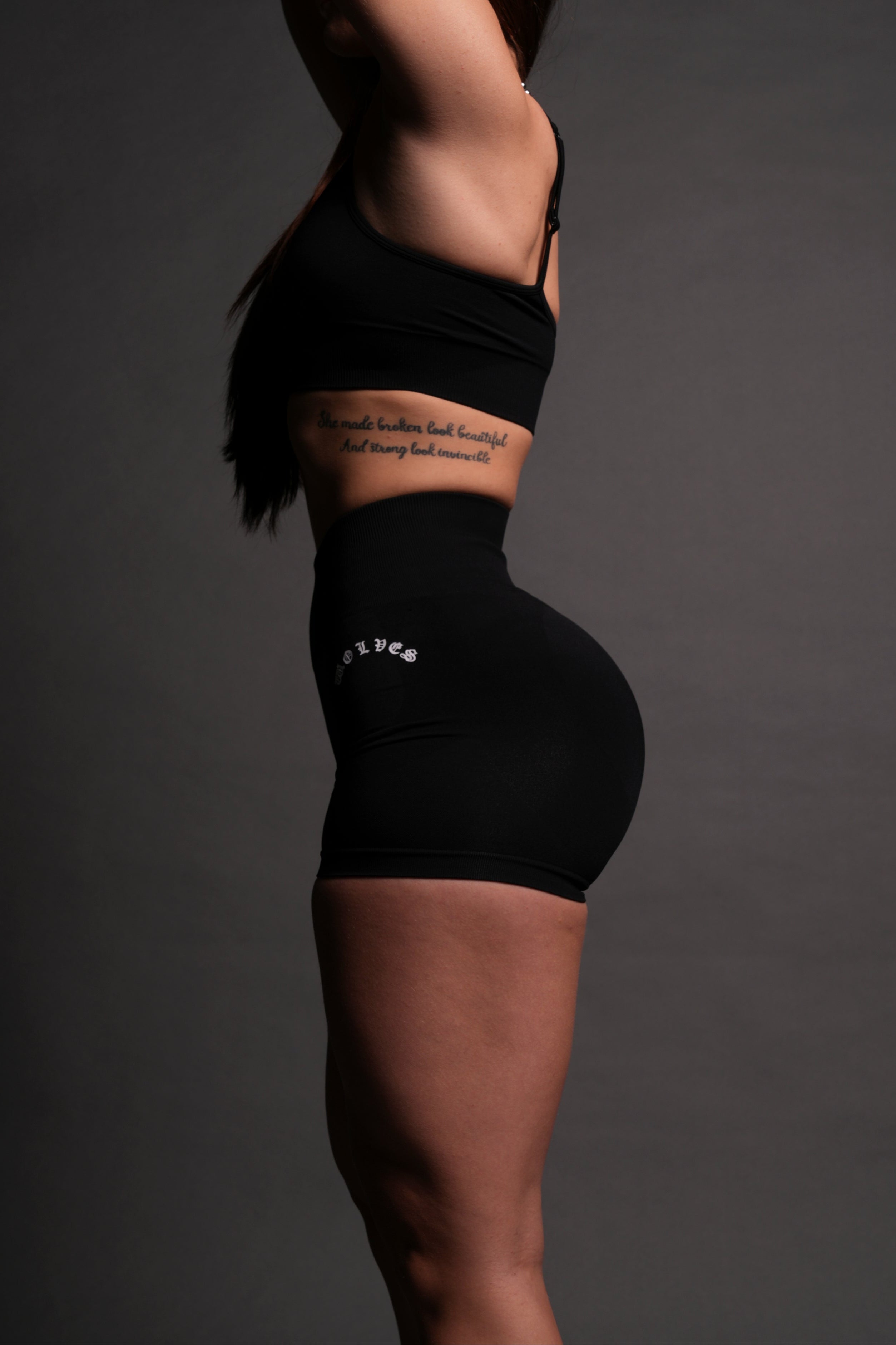 Chopper Everson Seamless "Training" Shorts in Black