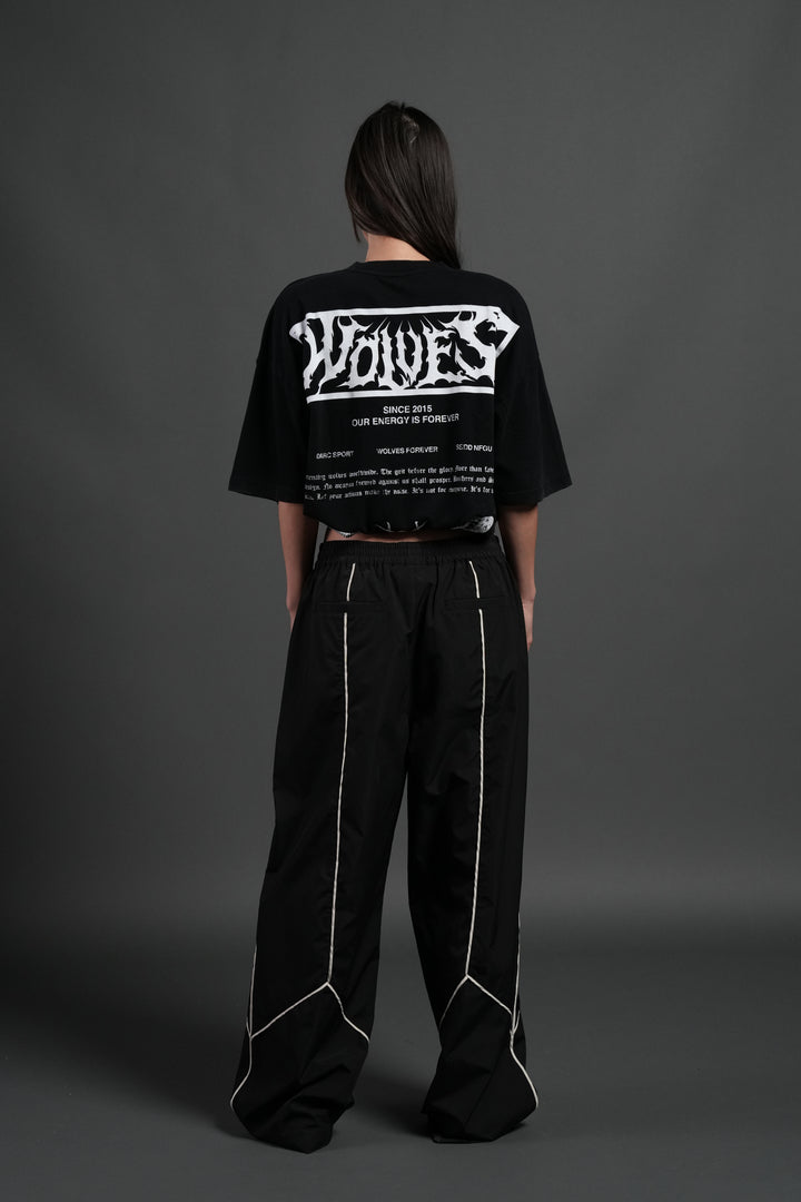 Death's-Head Premium Oversized Tee in Black