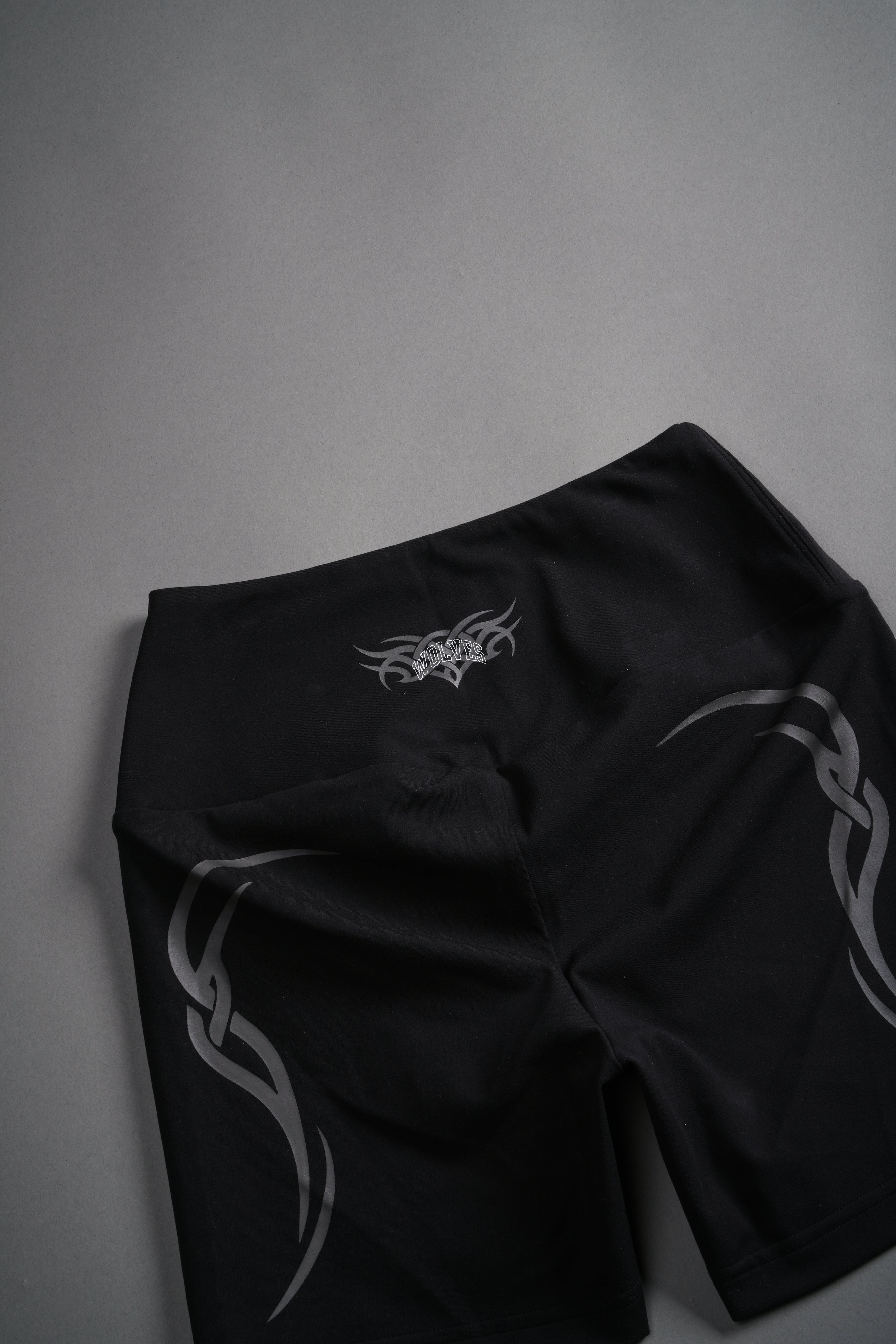 Dual Finite Code Beau Shorts in Black