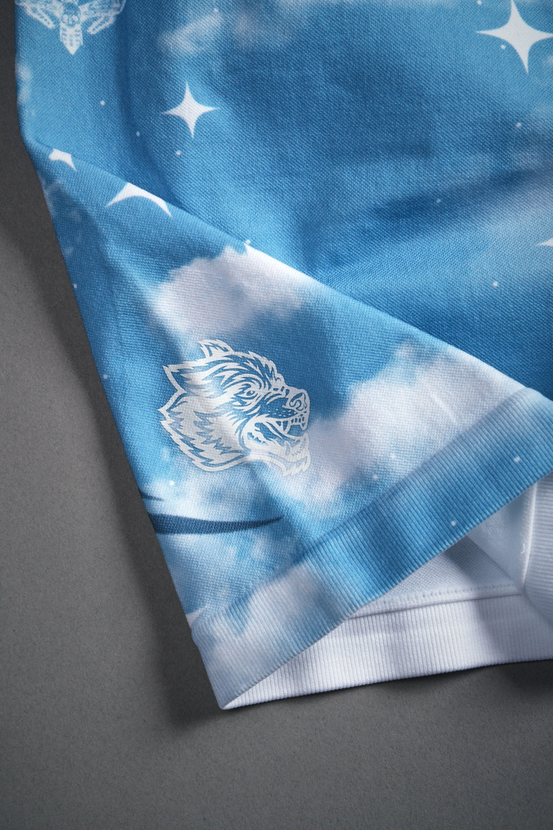 Dual Finite Code Everson Seamless "Training" Shorts in Greek Stone Starry Sky