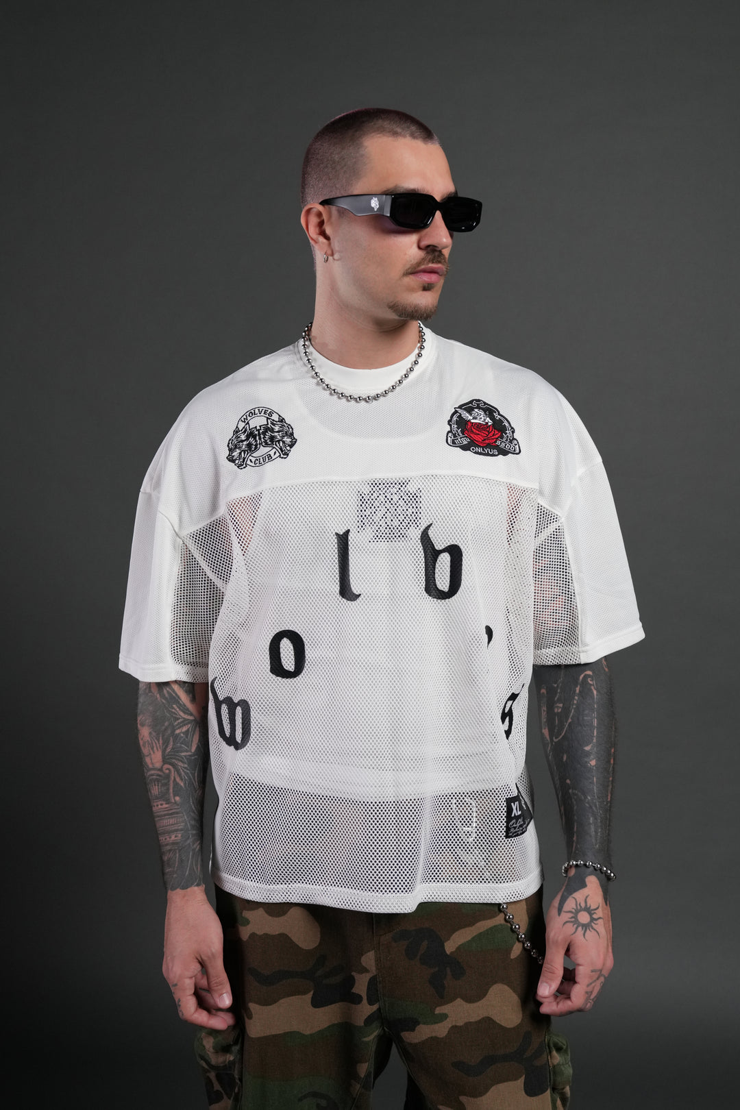 Wolves Pyramid Bobby B Jersey in White