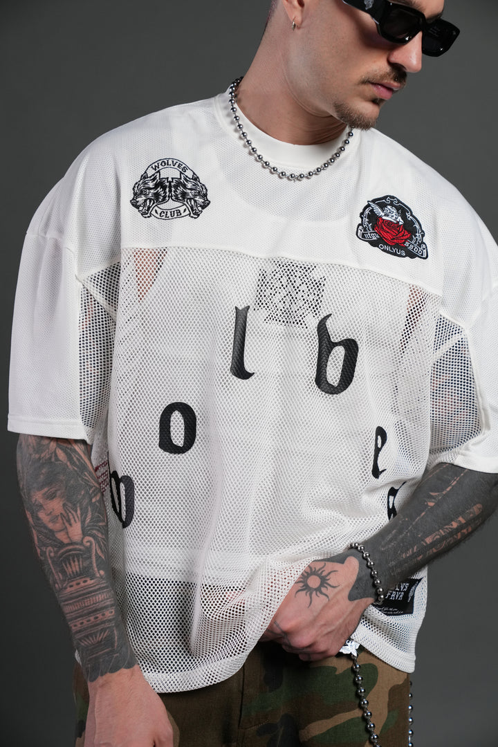 Wolves Pyramid Bobby B Jersey in White