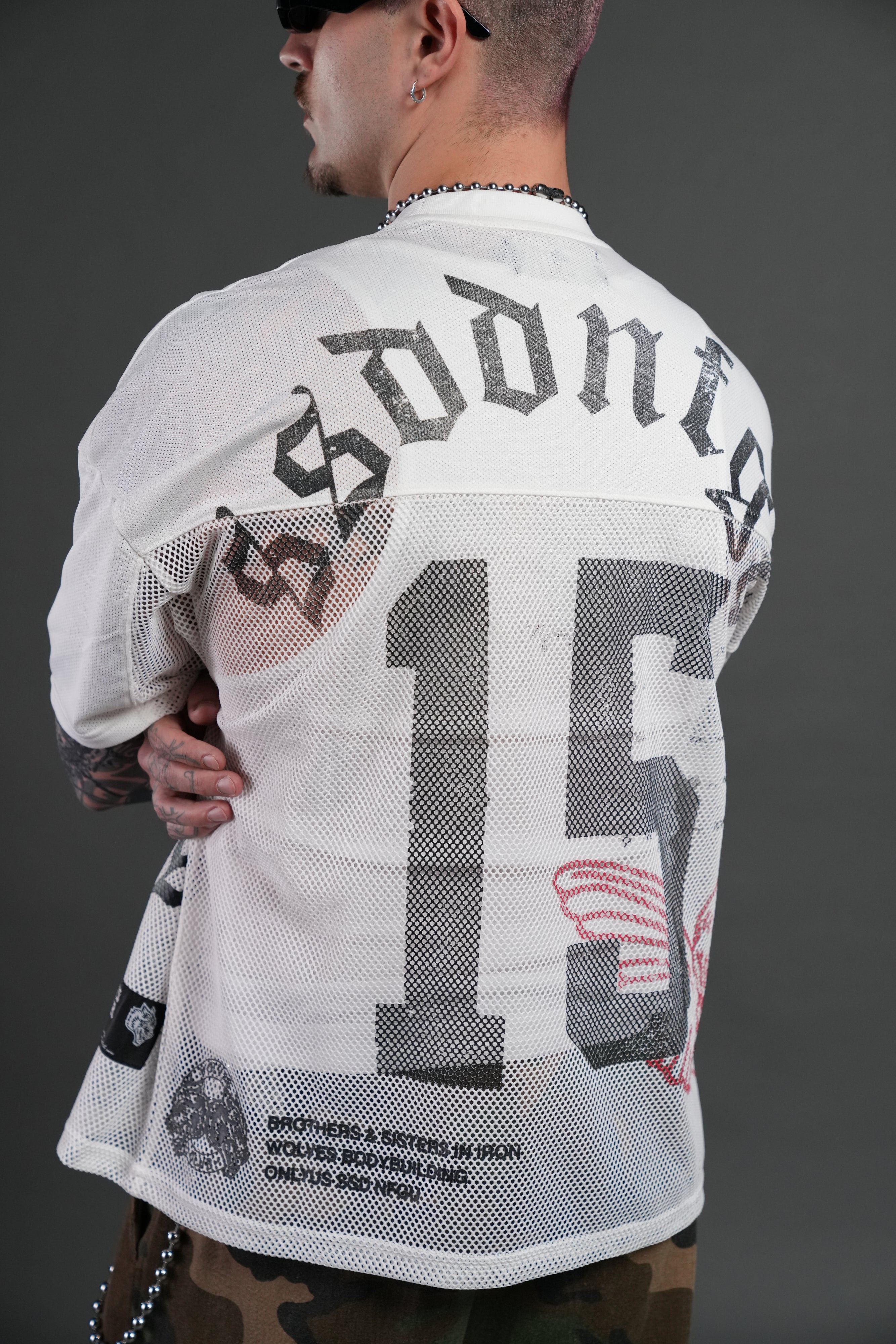 Wolves Pyramid Bobby B Jersey in White