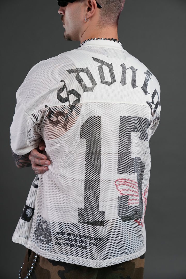 Wolves Pyramid Bobby B Jersey in White