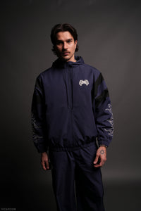 Wolves Hesh Brolic Track Jacket in Storm Blue/Black