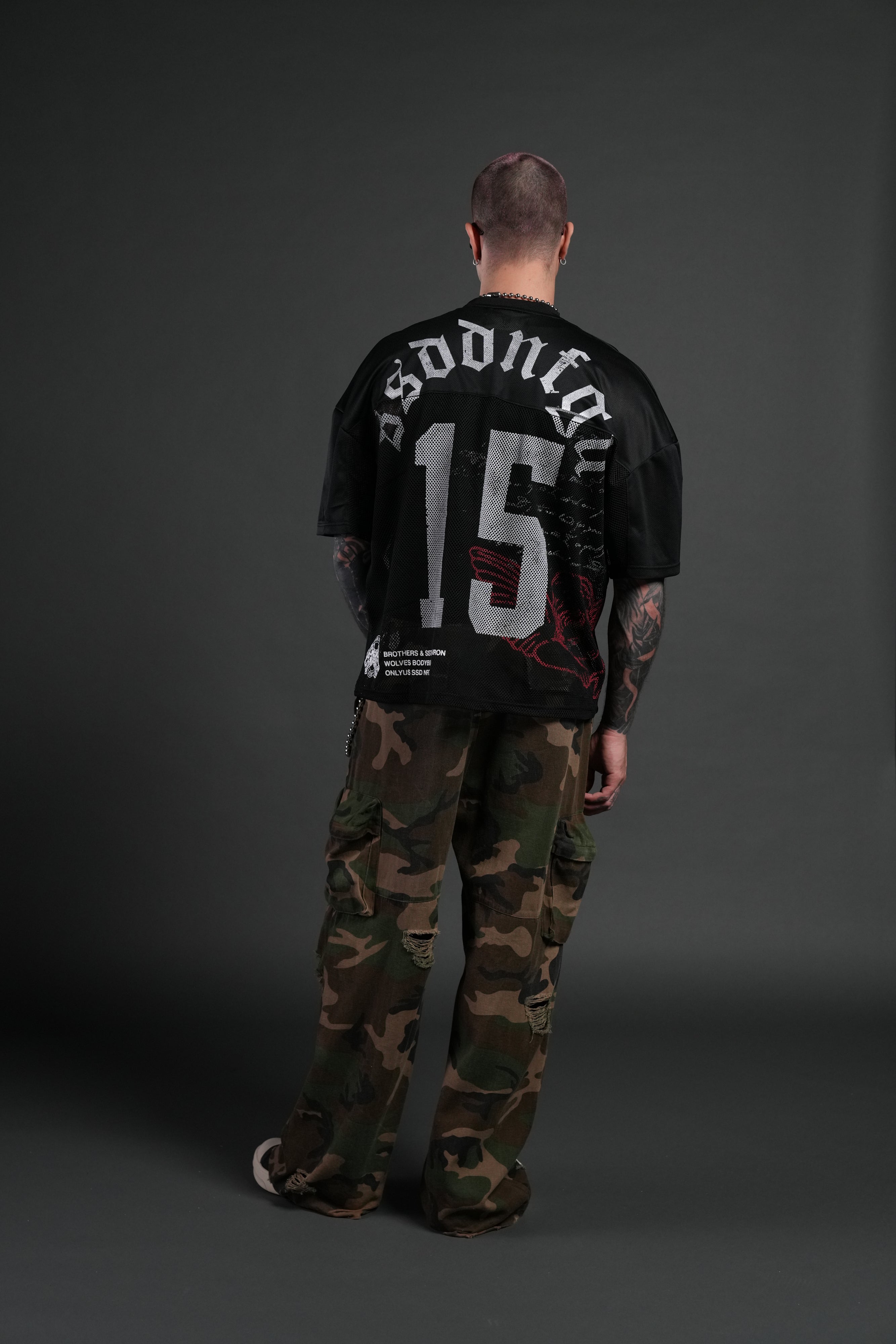 Wolves Pyramid Bobby B Jersey in Black