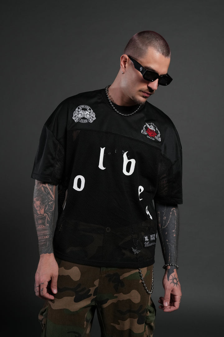 Wolves Pyramid Bobby B Jersey in Black