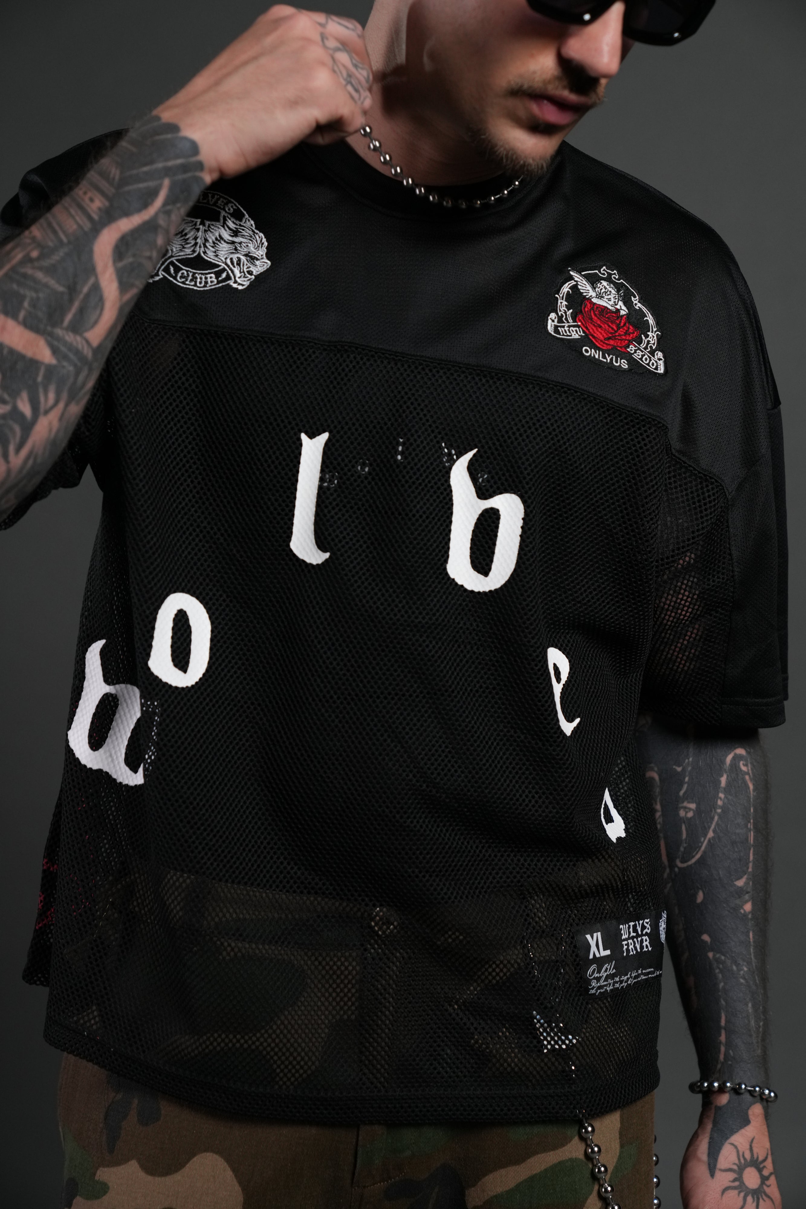 Wolves Pyramid Bobby B Jersey in Black