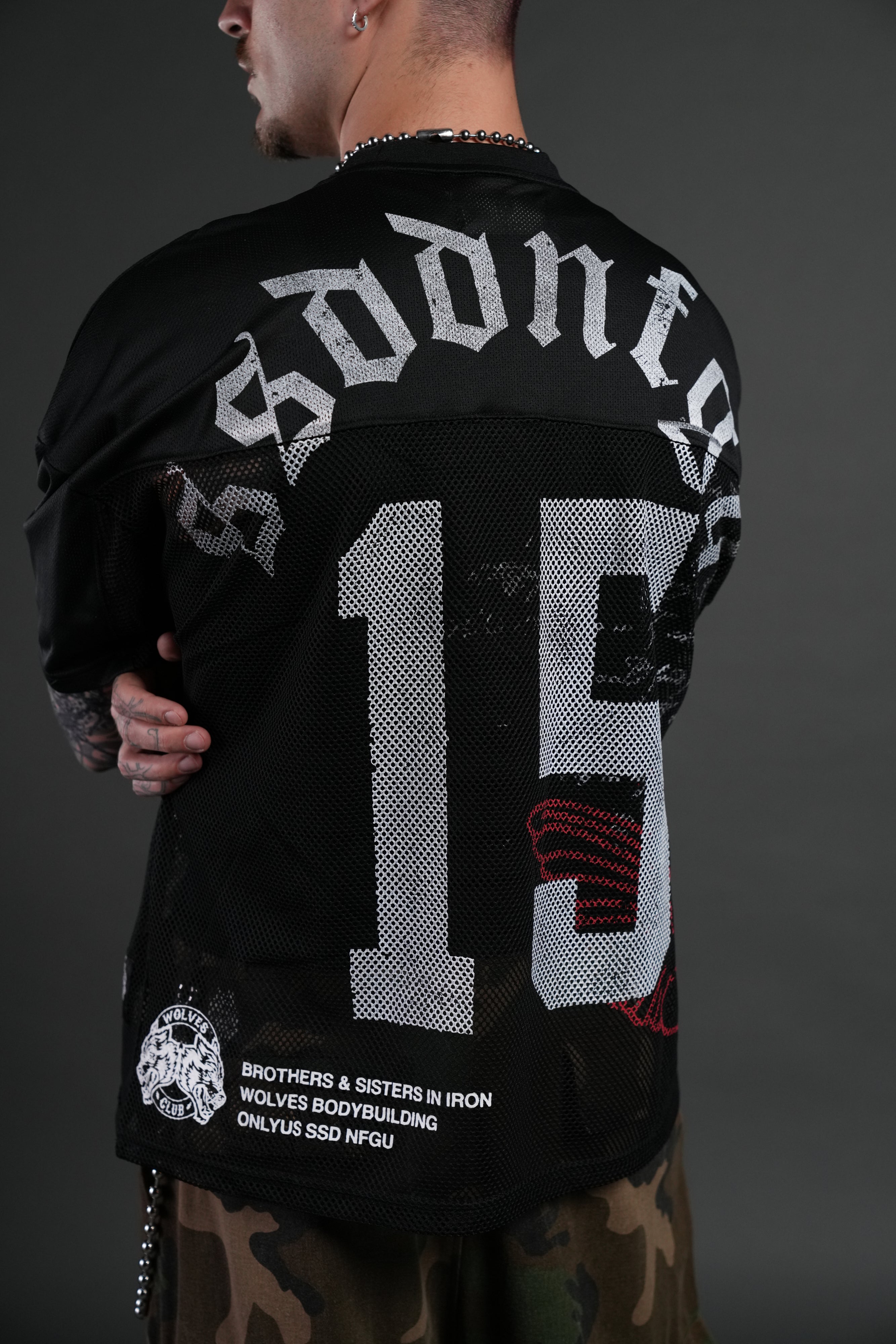 Wolves Pyramid Bobby B Jersey in Black