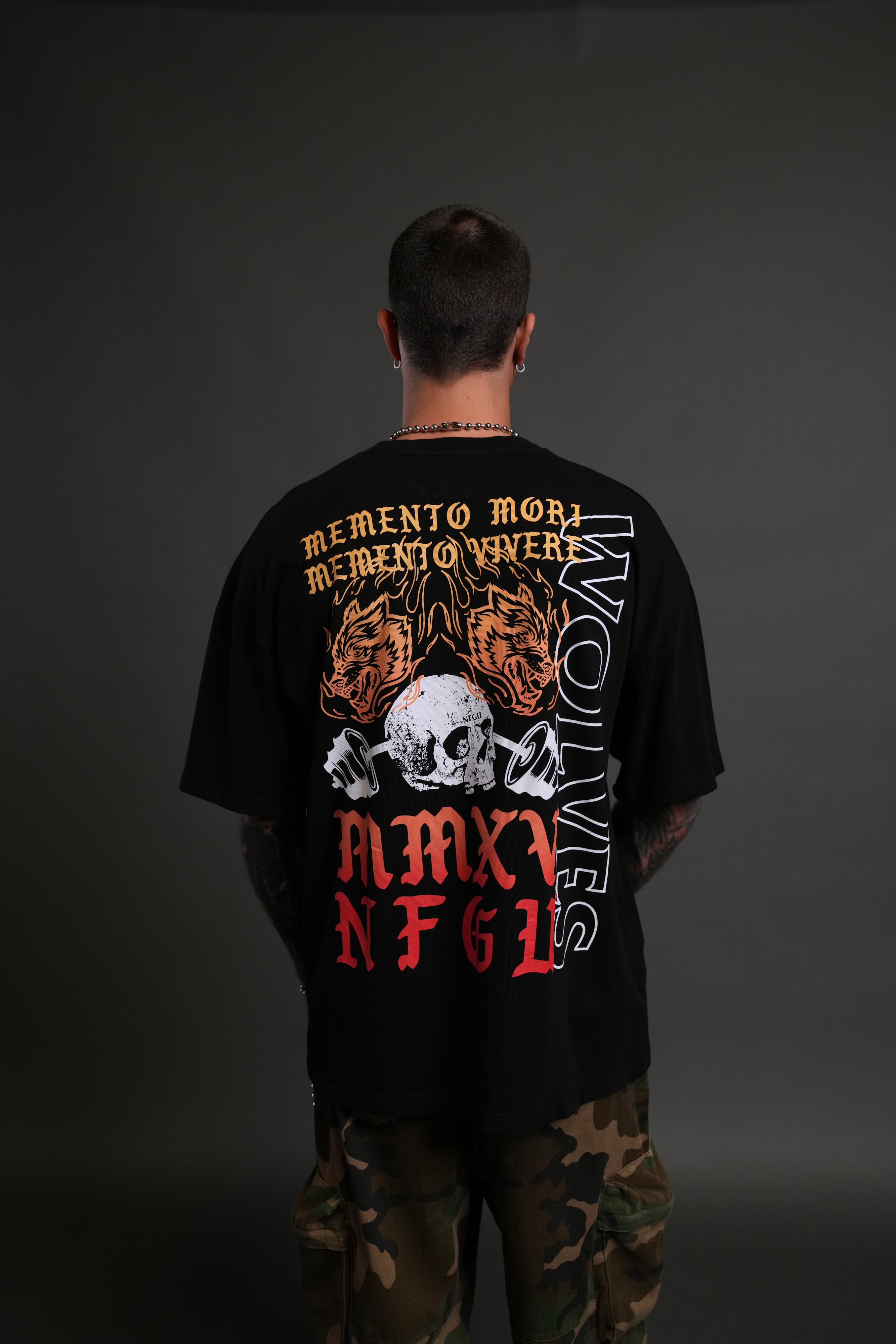 Yesterday's Gone "Premium" Oversized Tee in Black