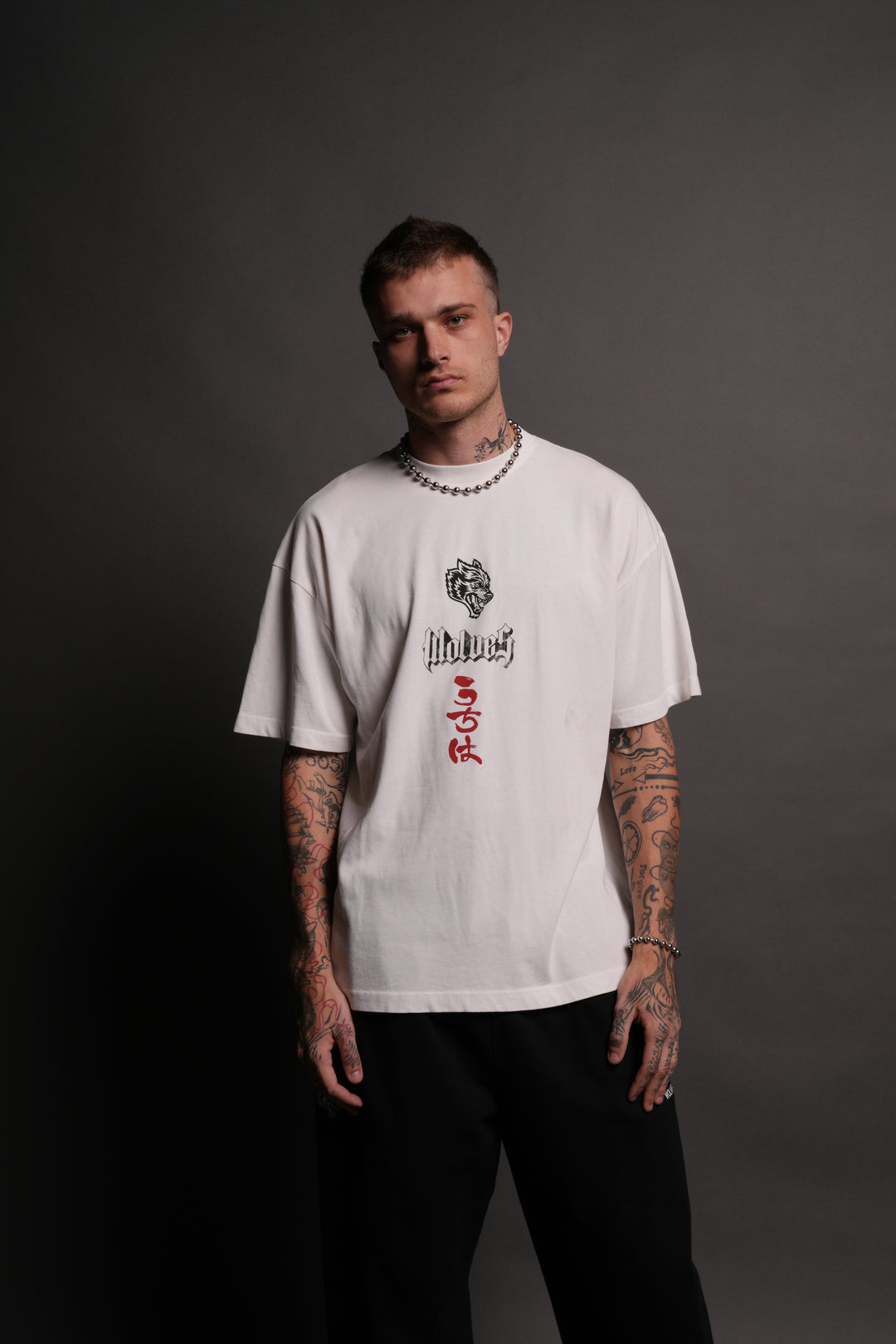 The End "Premium" Oversized Tee in Cream