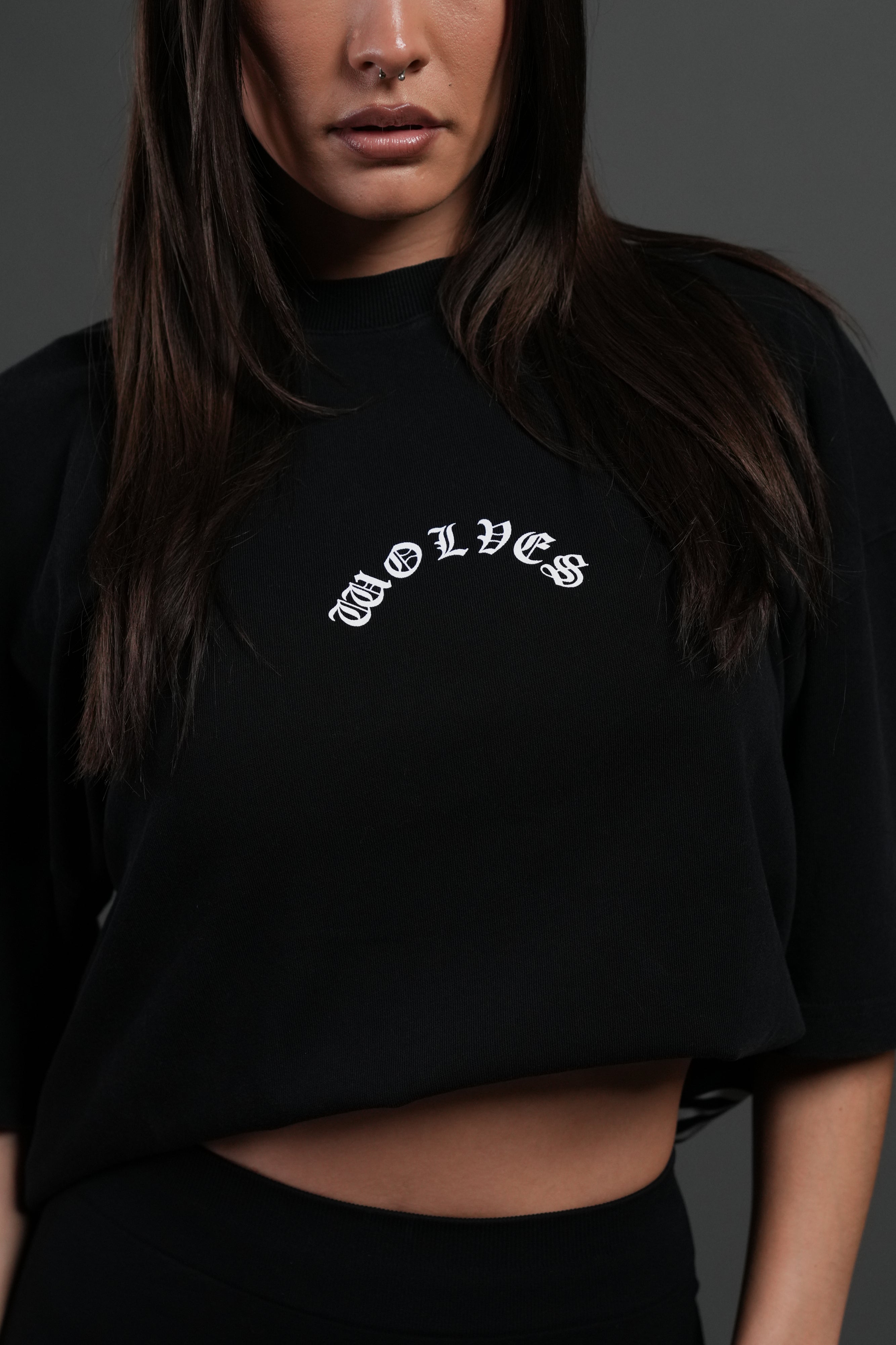 Next Of Kin NFGU Premium Oversized Tee in Black