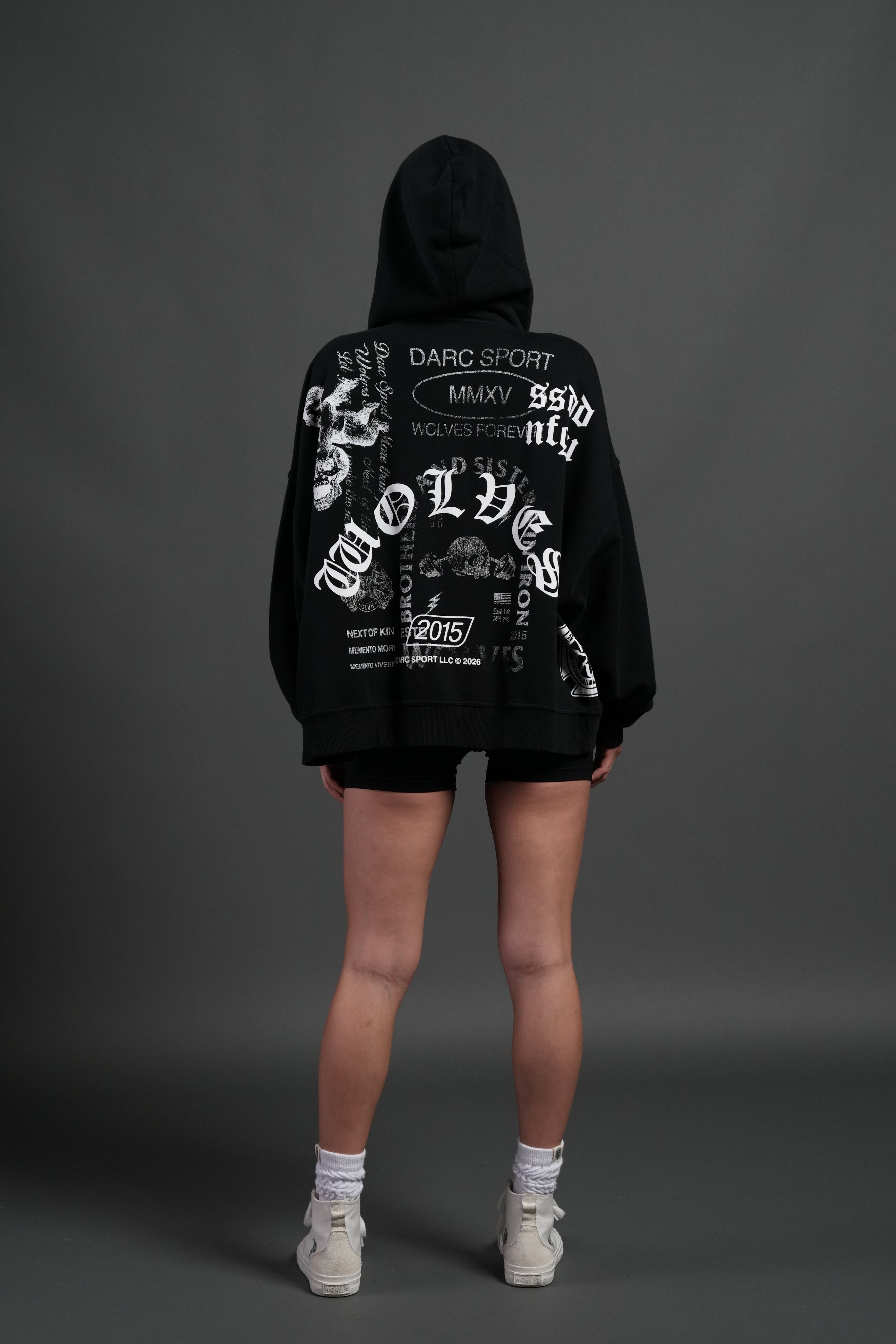 Next Of Kin NFGU Vex Double Zip Hoodie in Black – DarcSport