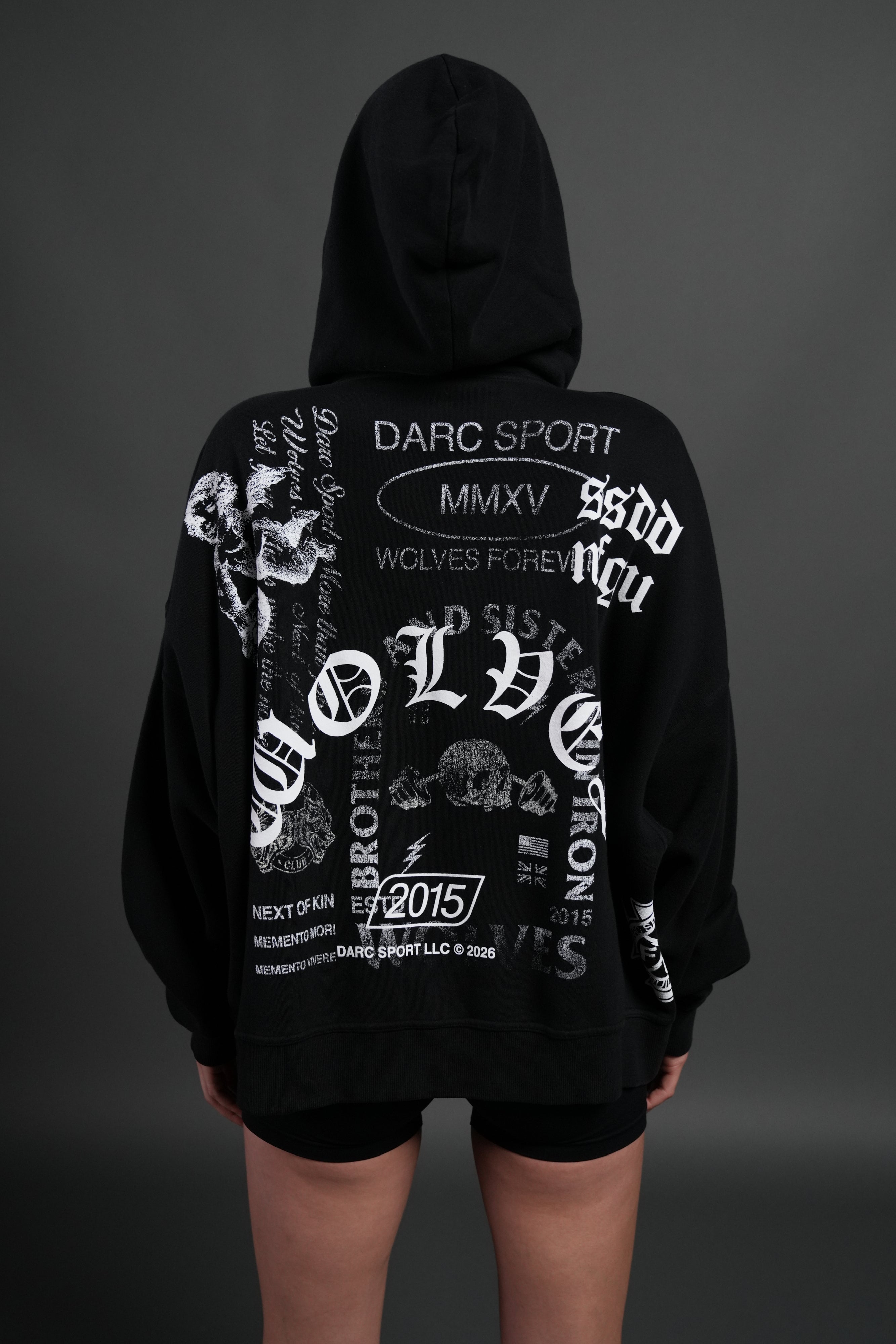 Next Of Kin NFGU Vex Double Zip Hoodie in Black – DarcSport