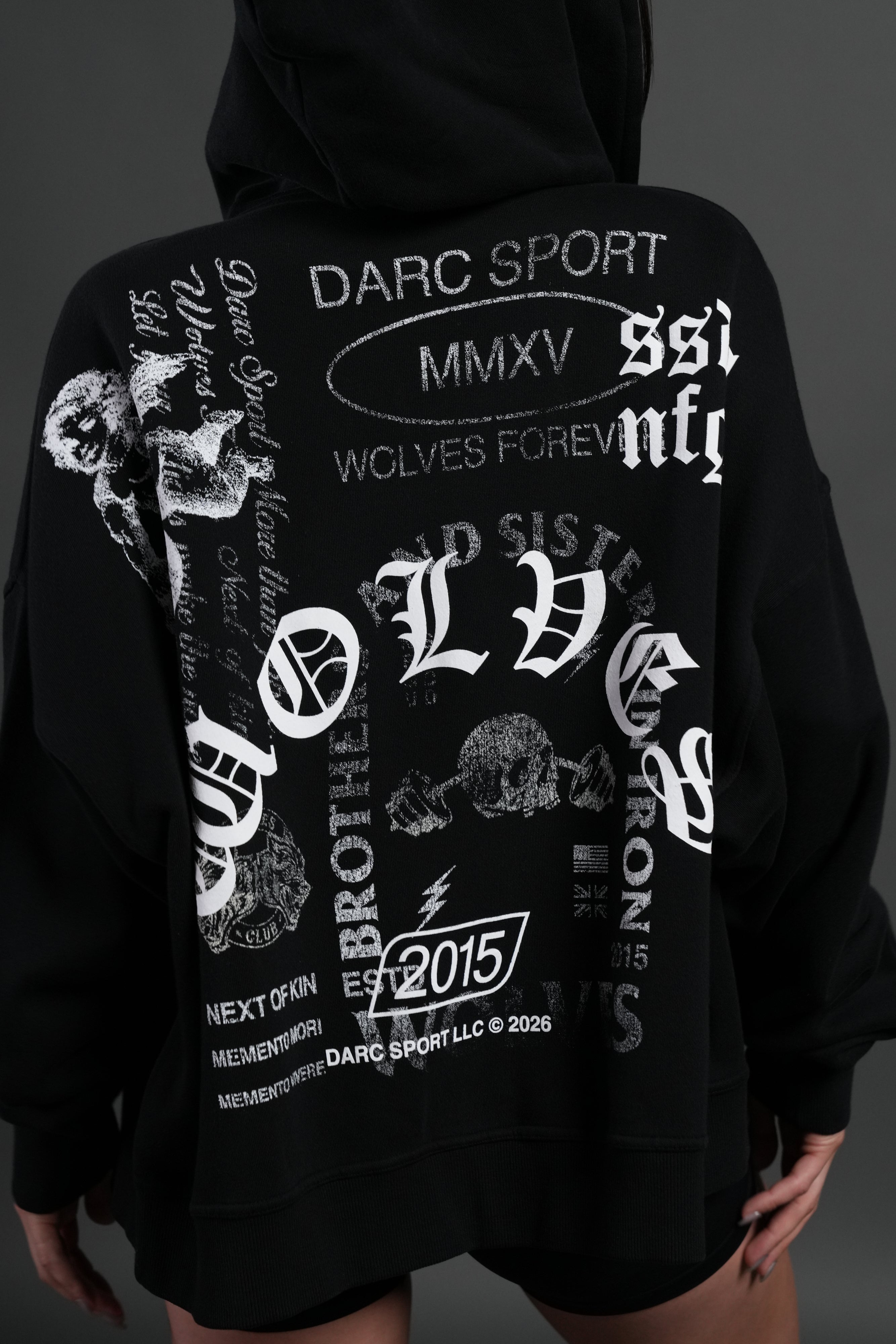 Next Of Kin NFGU Vex Double Zip Hoodie in Black – DarcSport
