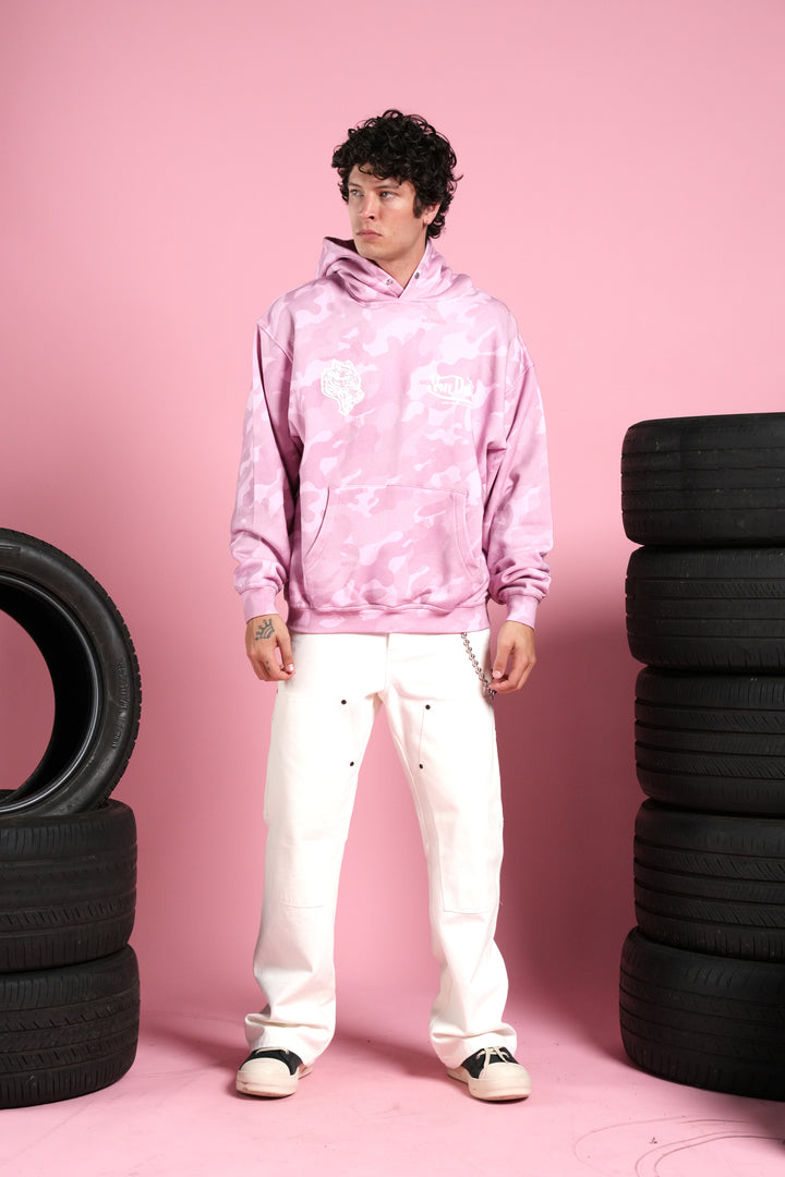 Von Wild Pierce Hoodie in Dsvd Bubblegum Camo