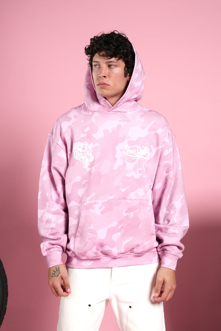 Von Wild Pierce Hoodie in Dsvd Bubblegum Camo