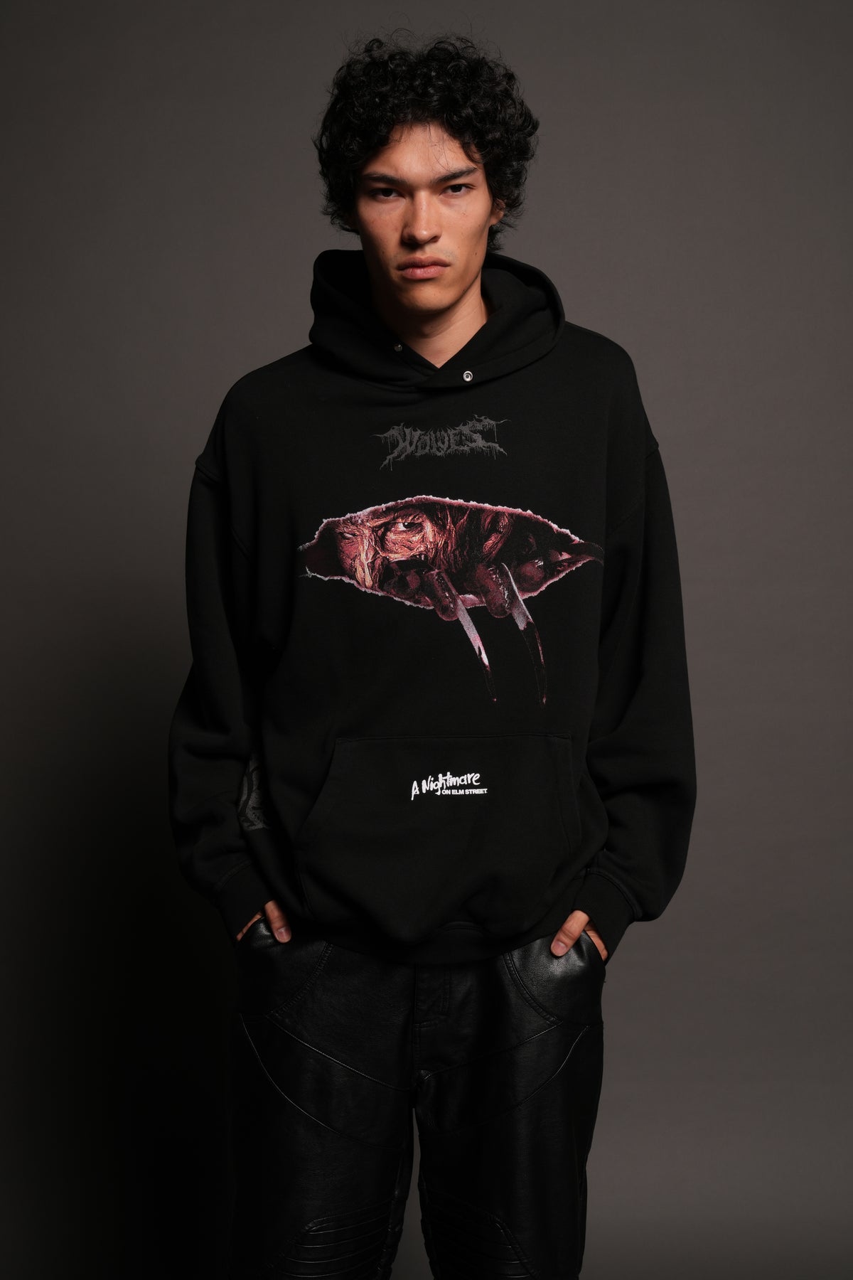 Dont Sleep Pierce Hoodie In Black