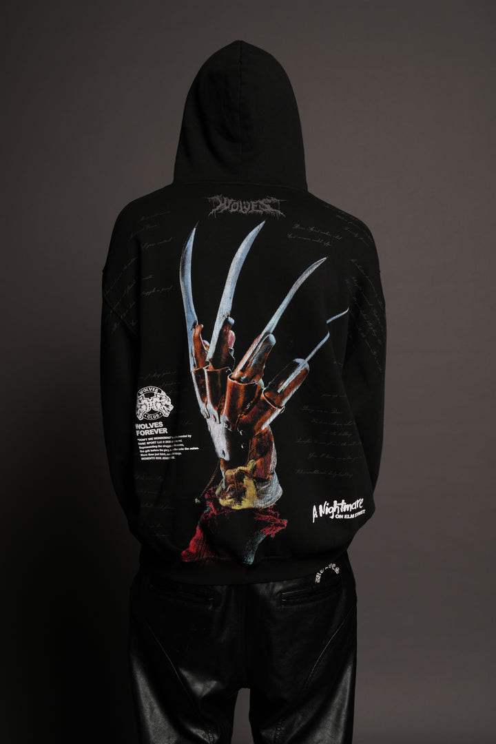 Dont Sleep Pierce Hoodie In Black