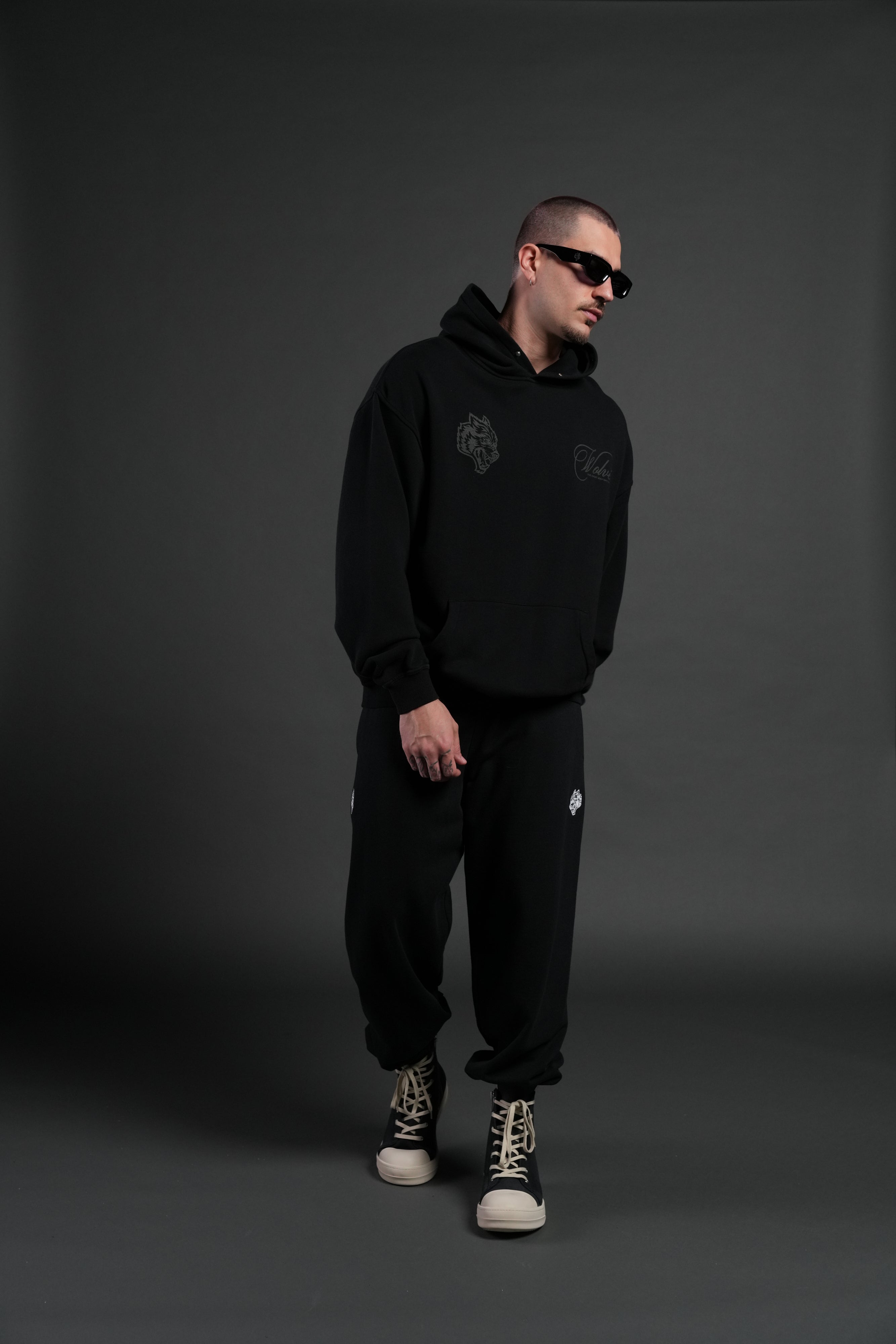 Nocturne Bloom "Pierce" Hoodie in Black