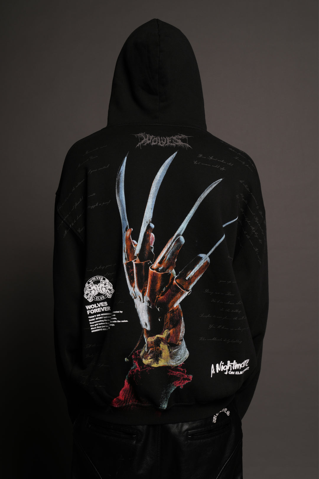 Dont Sleep Pierce Hoodie In Black