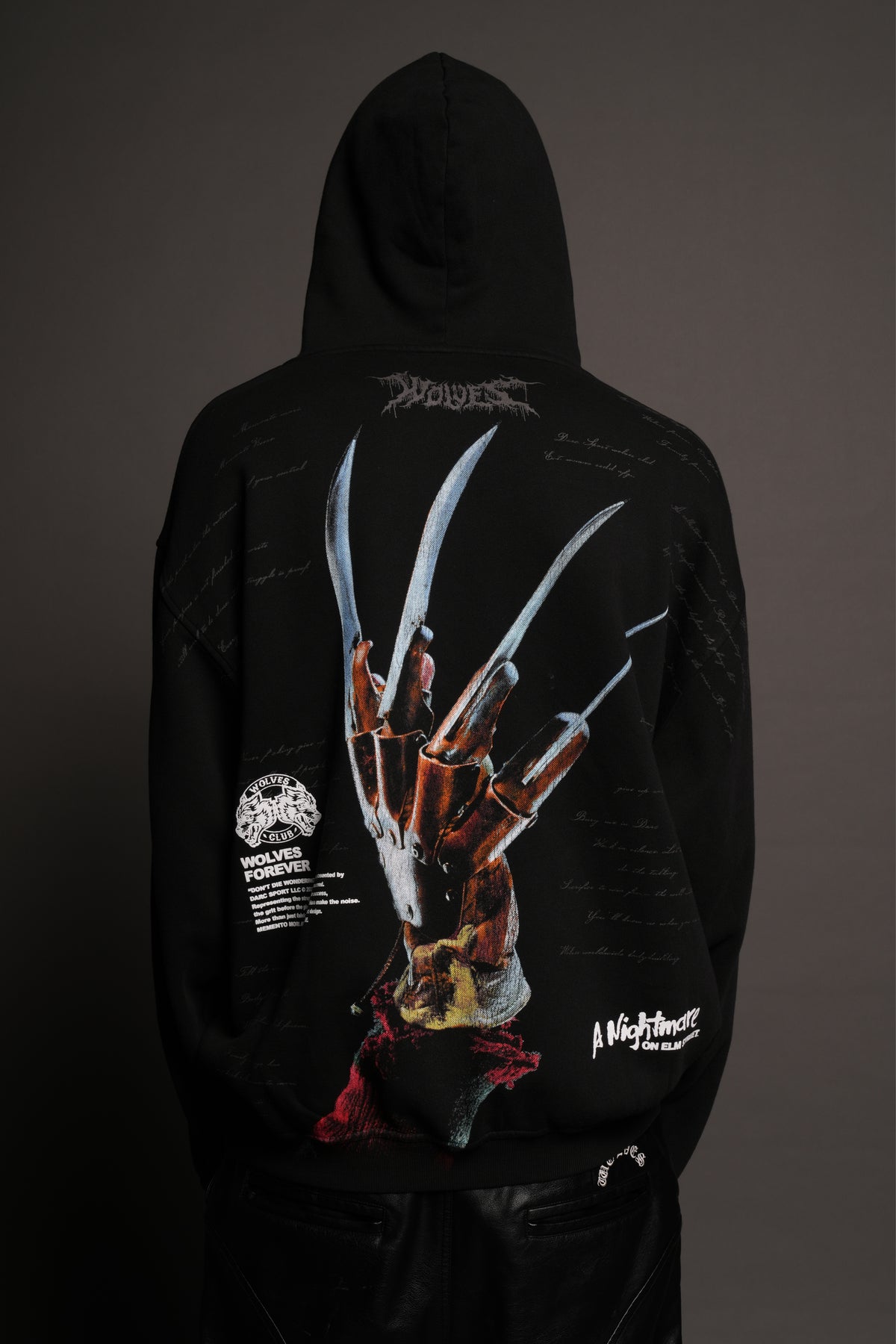 Dont Sleep Pierce Hoodie In Black