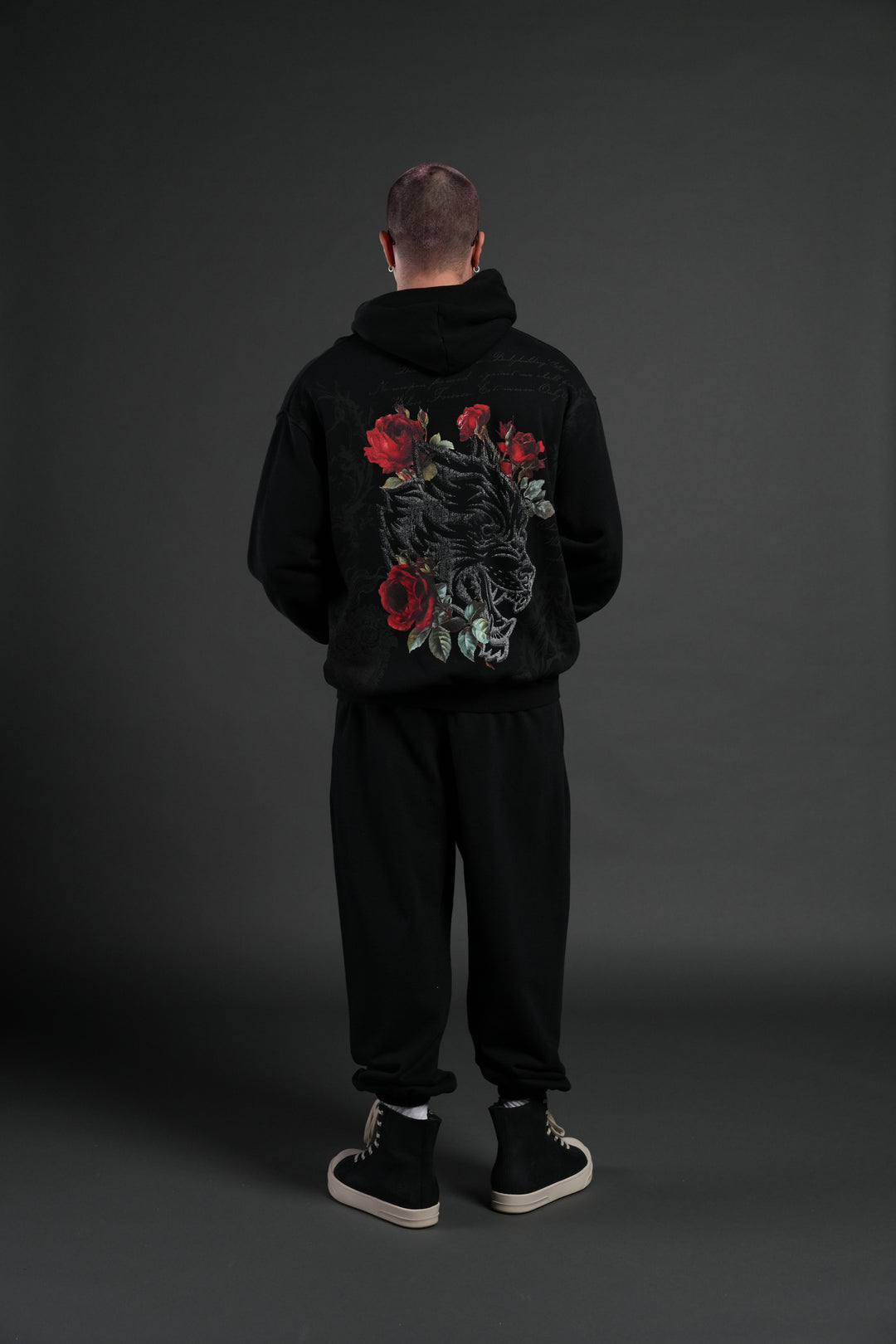 Nocturne Bloom "Pierce" Hoodie in Black