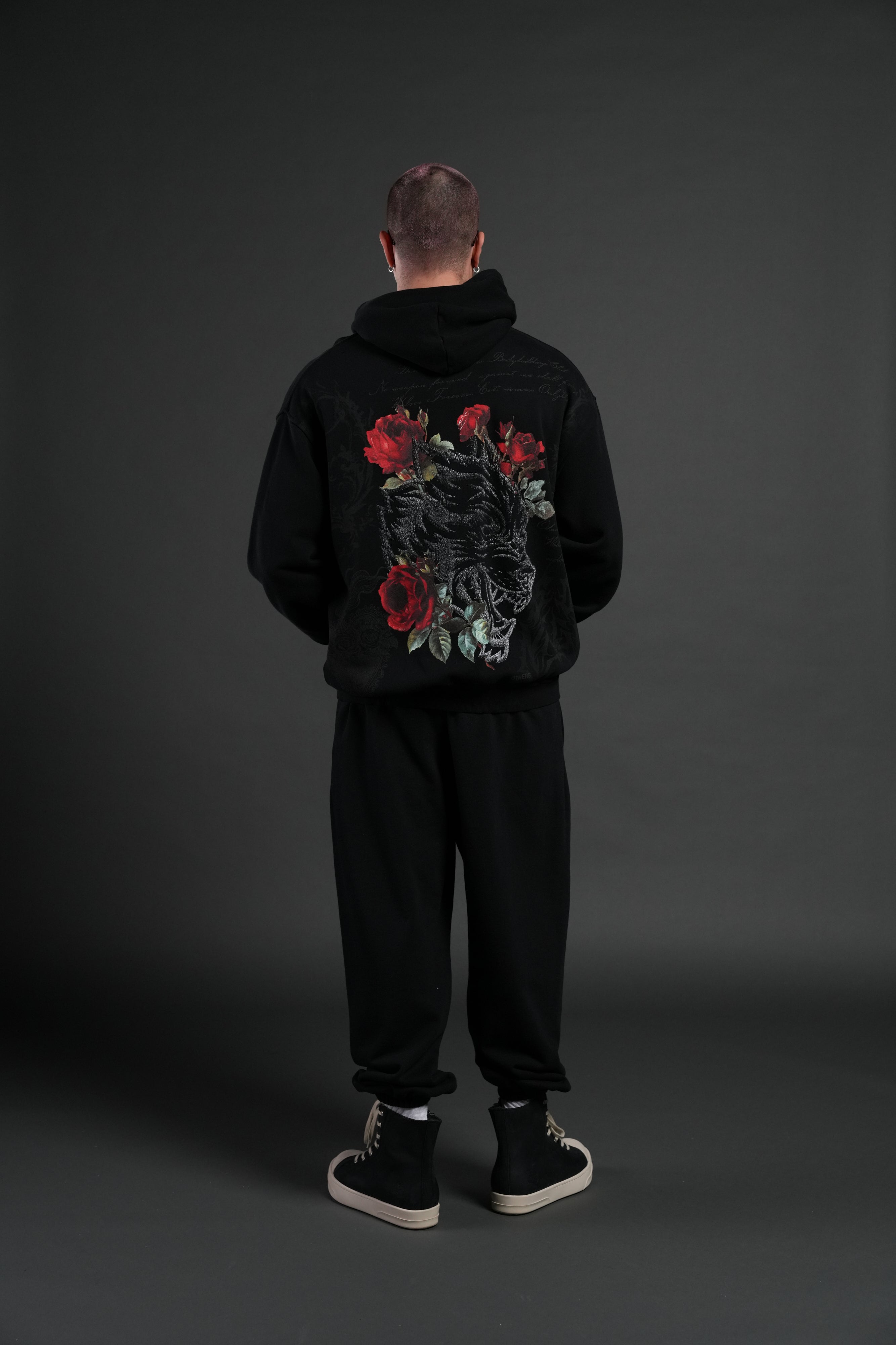 Nocturne Bloom "Pierce" Hoodie in Black
