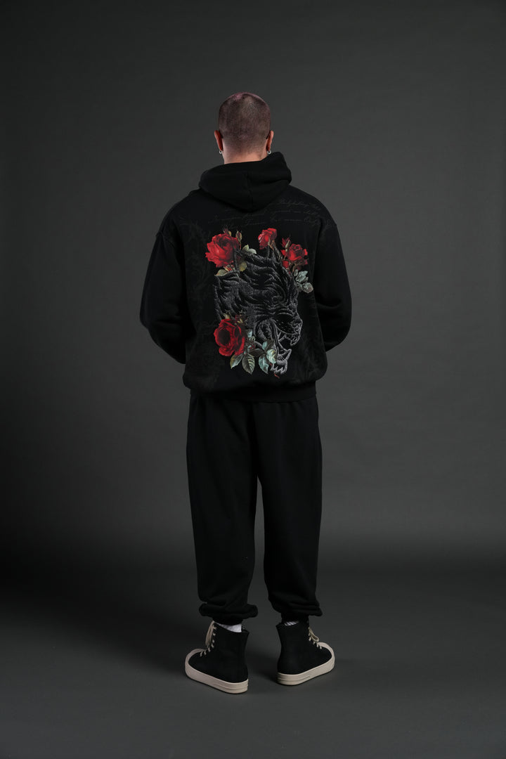 Nocturne Bloom "Pierce" Hoodie in Black
