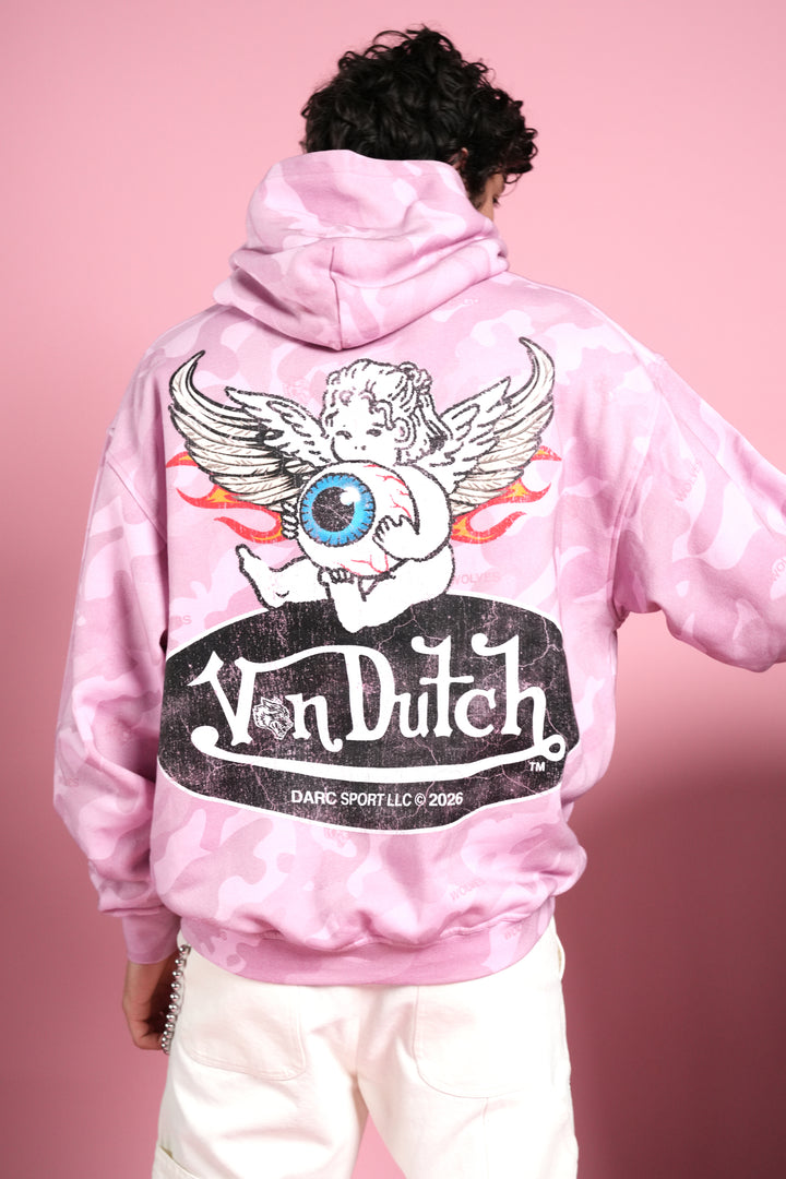 Von Wild Pierce Hoodie in Dsvd Bubblegum Camo
