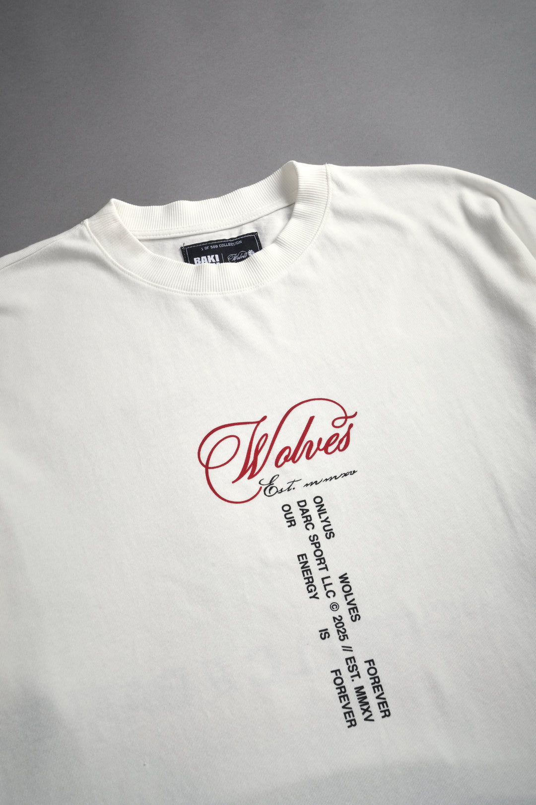 (1 Of 500) Wrath of Ogre "Premium" Oversized Tee in Cream