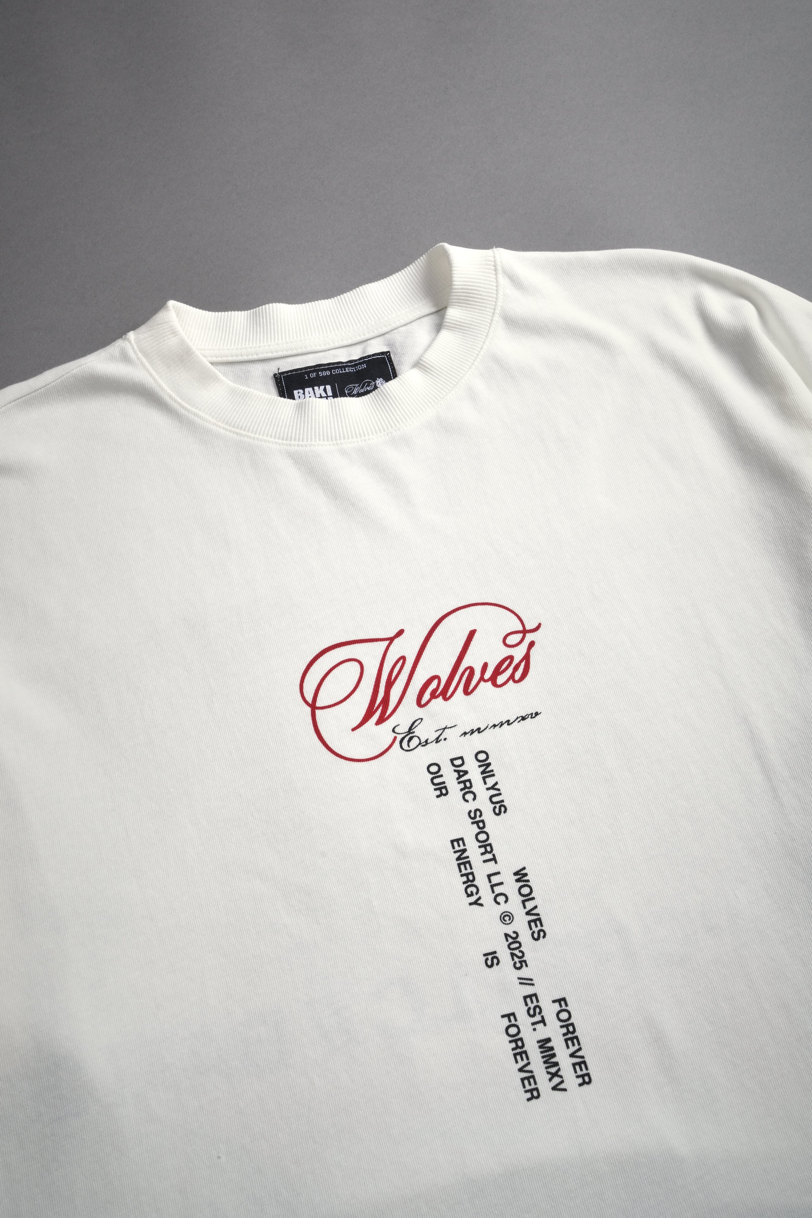 (1 Of 500) Wrath of Ogre "Premium" Oversized Tee in Cream