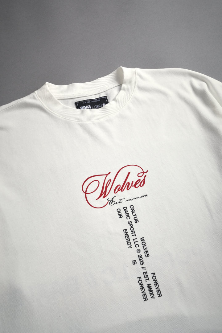 (1 Of 500) Wrath of Ogre "Premium" Oversized Tee in Cream