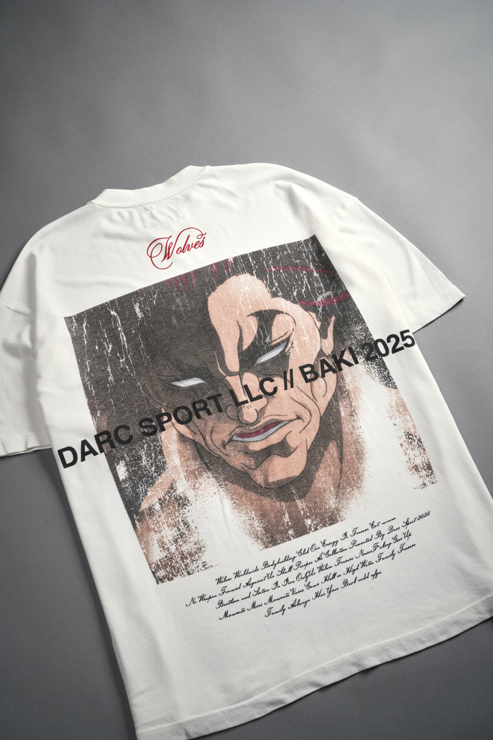 (1 Of 500) Wrath of Ogre "Premium" Oversized Tee in Cream