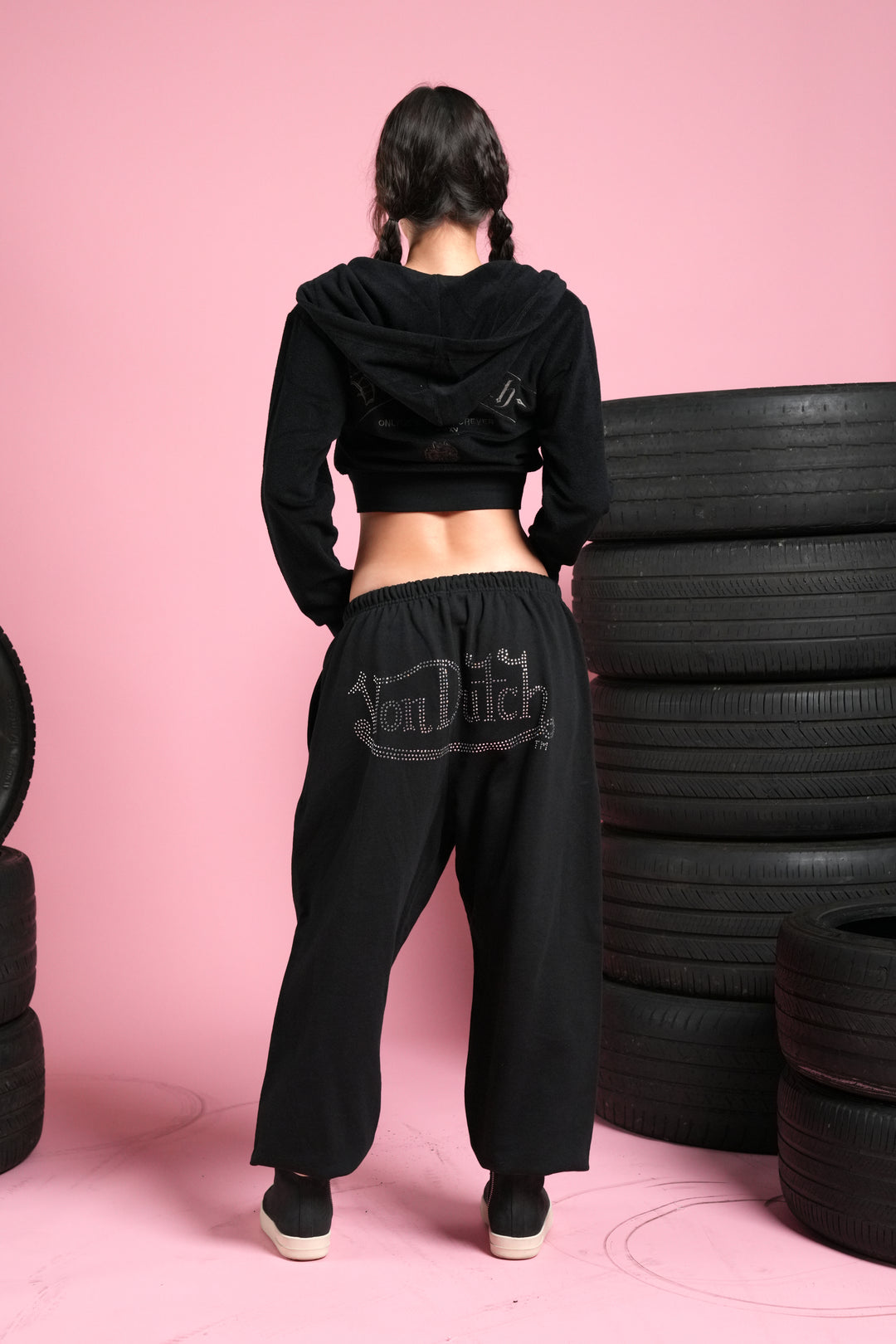 Darc Covenant "Tia" Zip Up Hoodie in Black