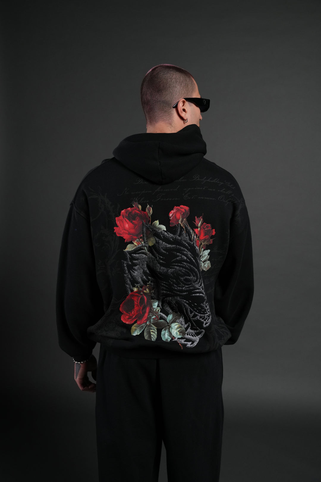 Nocturne Bloom "Pierce" Hoodie in Black