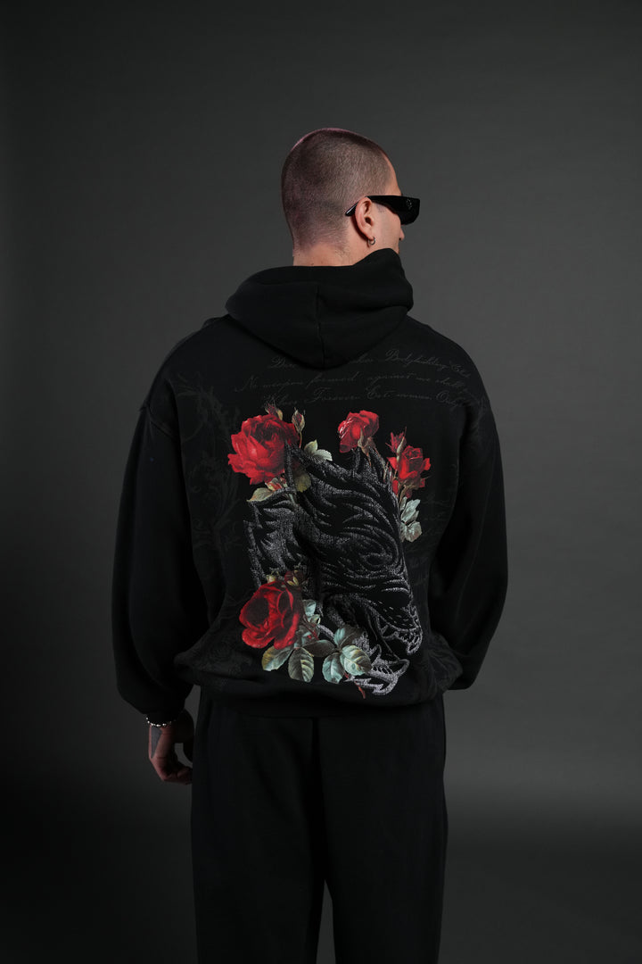 Nocturne Bloom "Pierce" Hoodie in Black