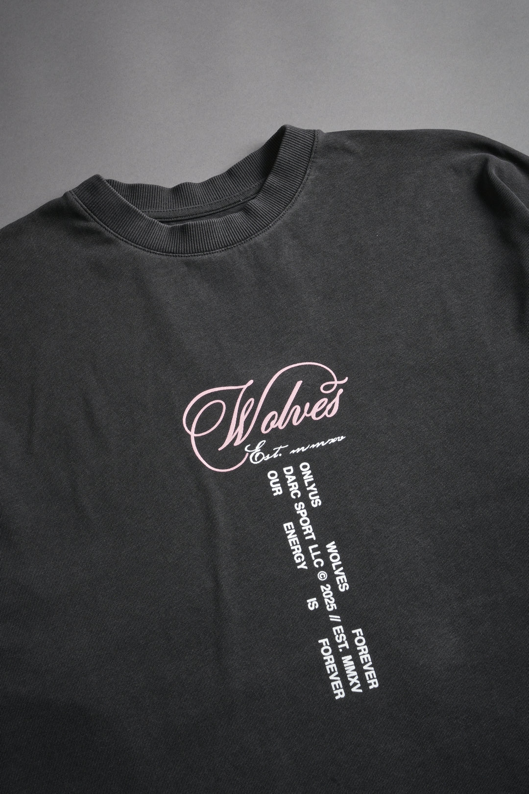 (1 Of 500) Wrath of Ogre "Premium" Oversized Tee in Wolf Gray