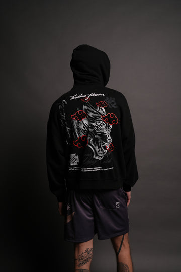 Rogue Wolf Darco Double Zip Hoodie in Black