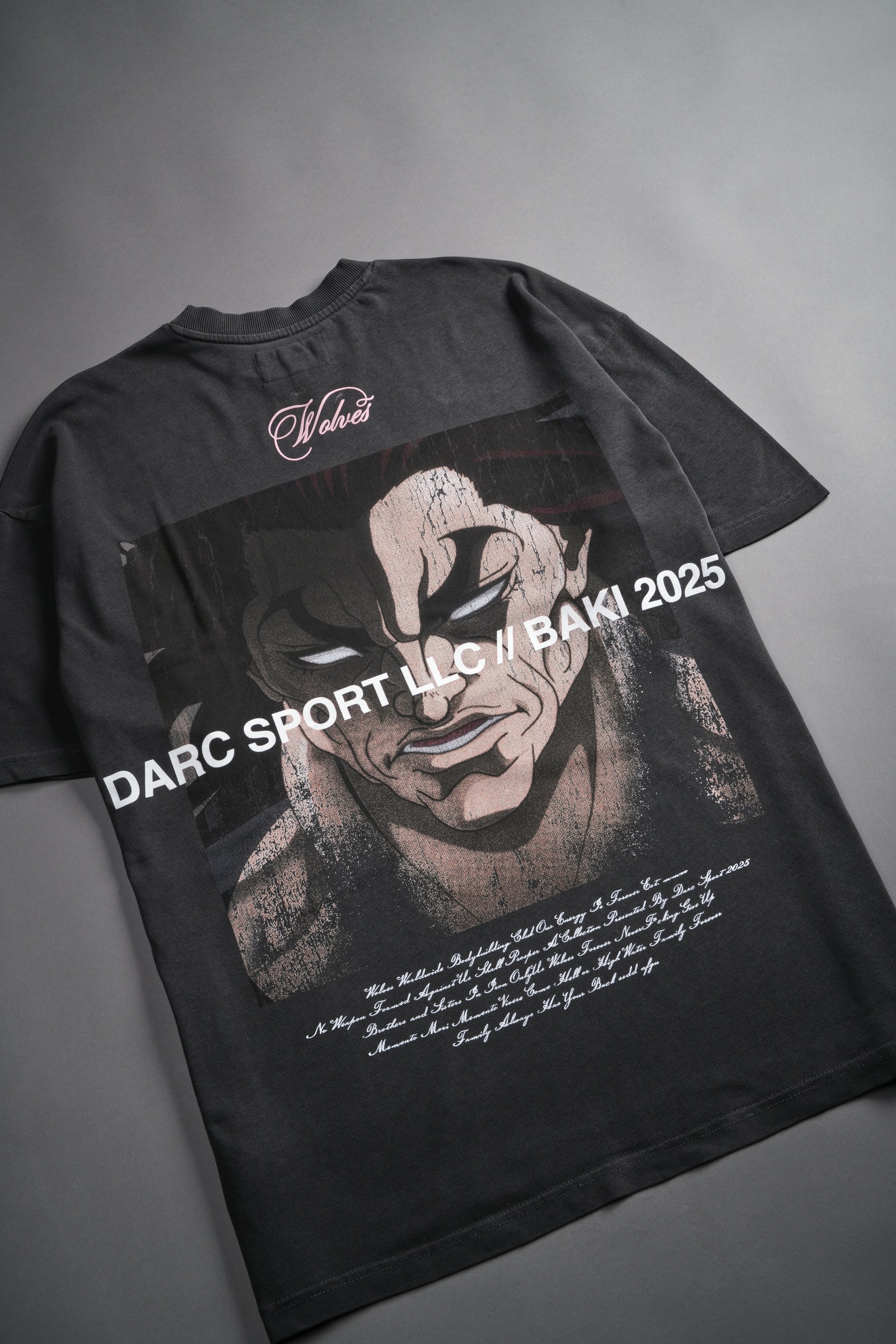 (1 Of 500) Wrath of Ogre "Premium" Oversized Tee in Wolf Gray