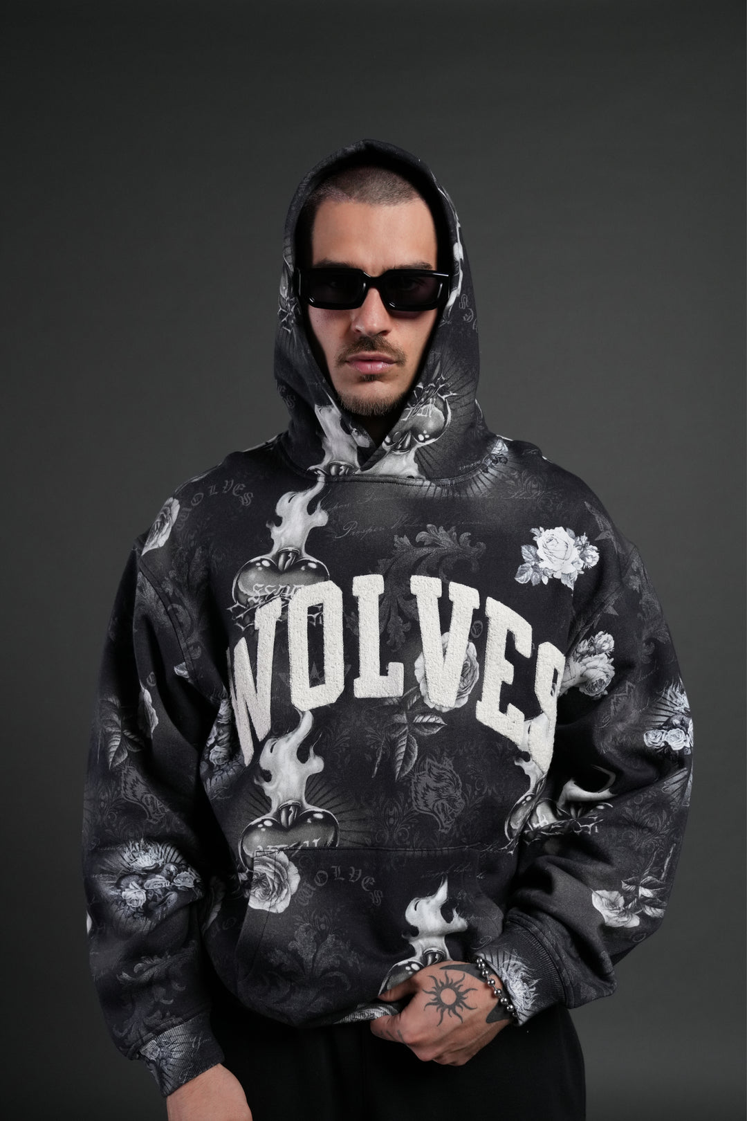 Always Loyal "Pierce" Hoodie in Corazon de Oscuridad Tonal