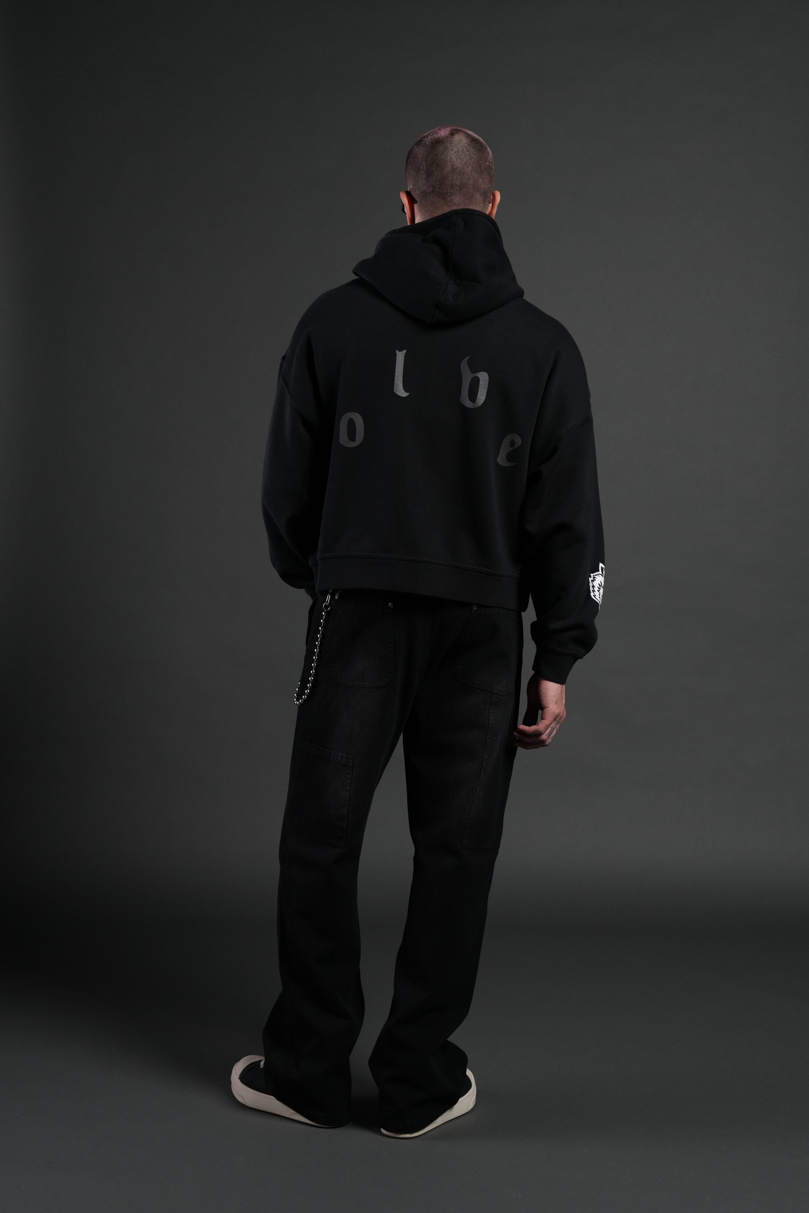 Heart of Thorns Vex Double Zip Hoodie in Black