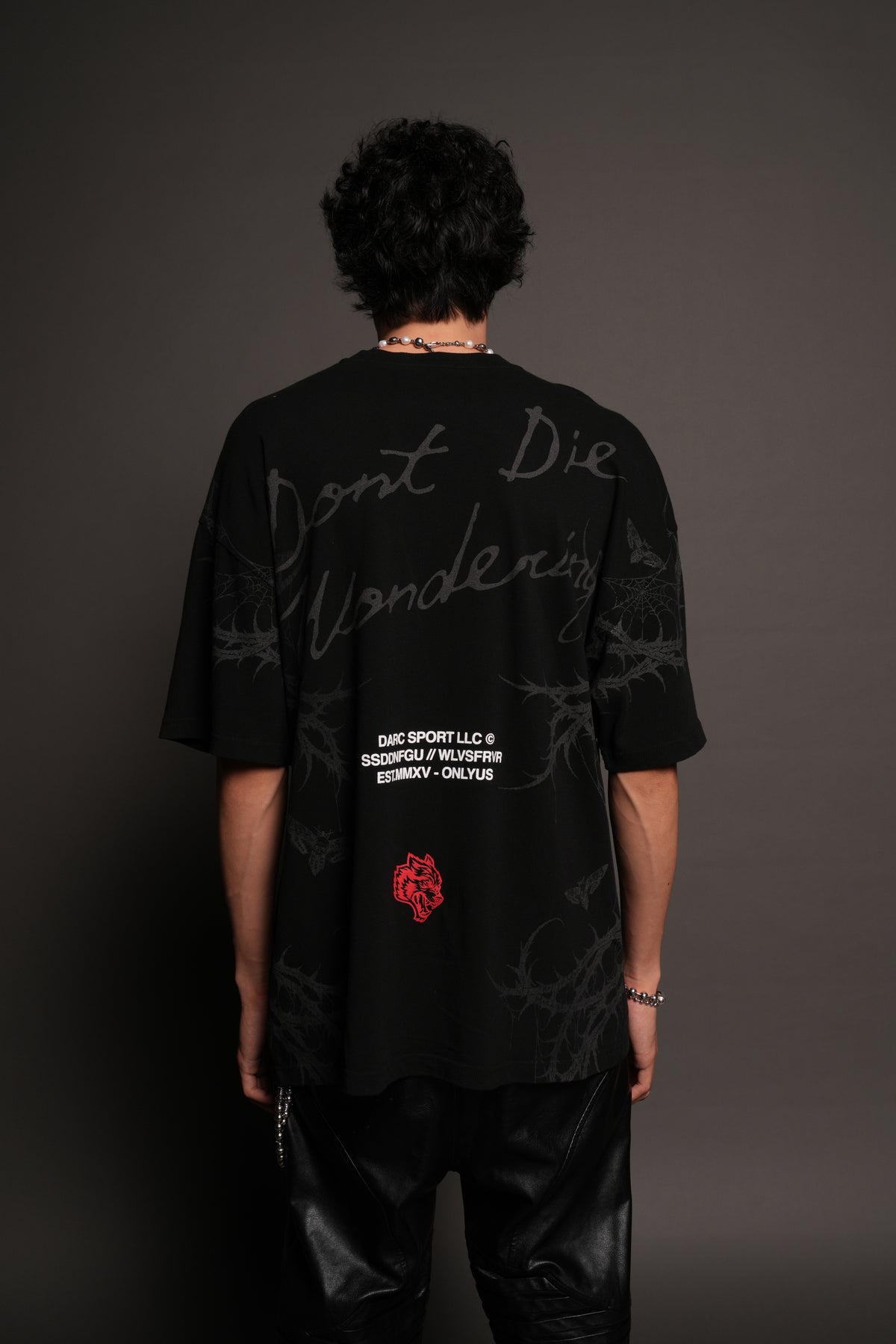 Dont Die Wondering Mystery Tee In Black