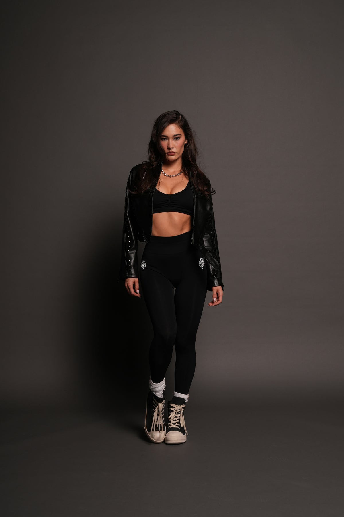Mori Thorns Letty Moto Jacket In Black/Black