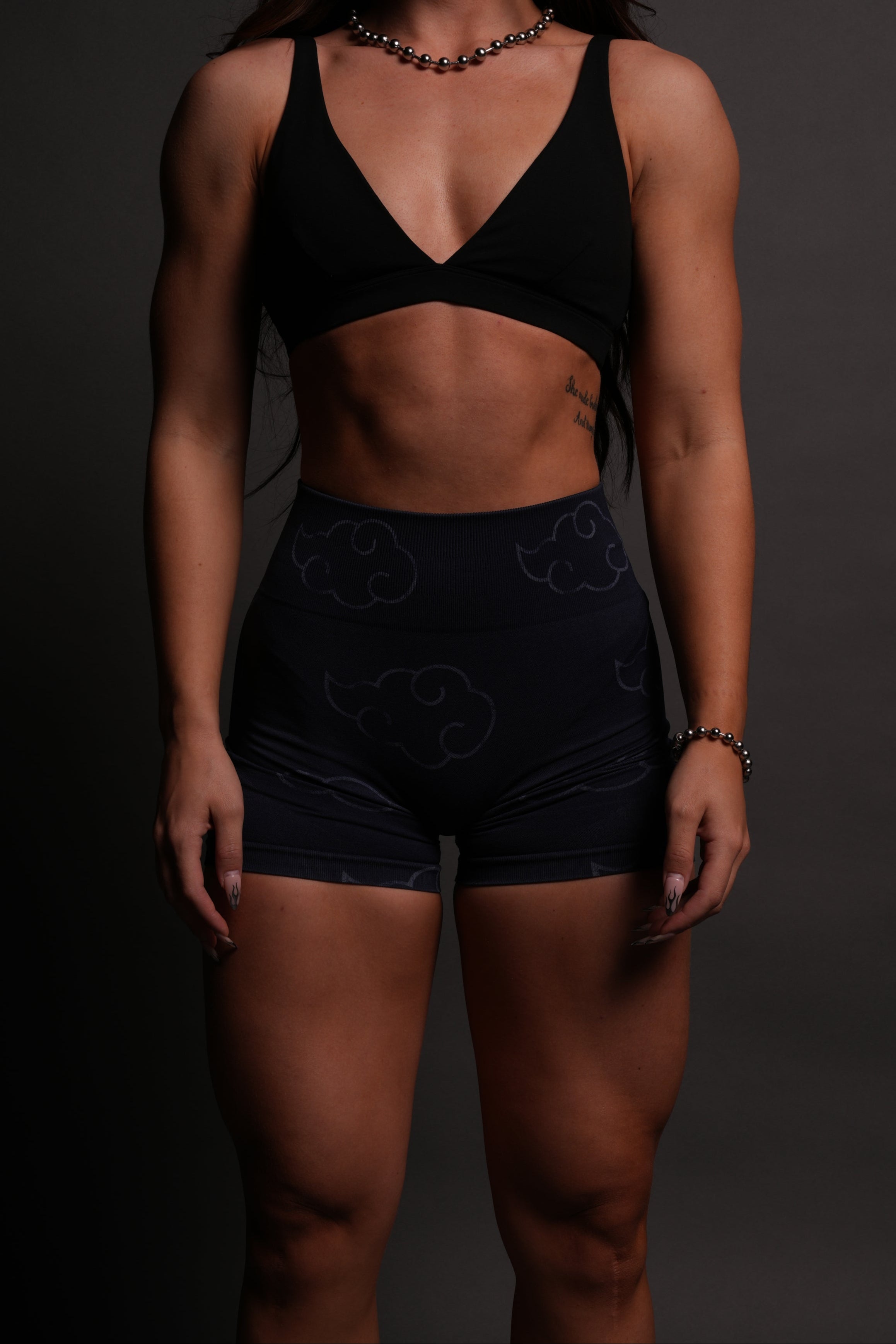 Wolf Cloud Everson Seamless "Training" Shorts in Storm Blue