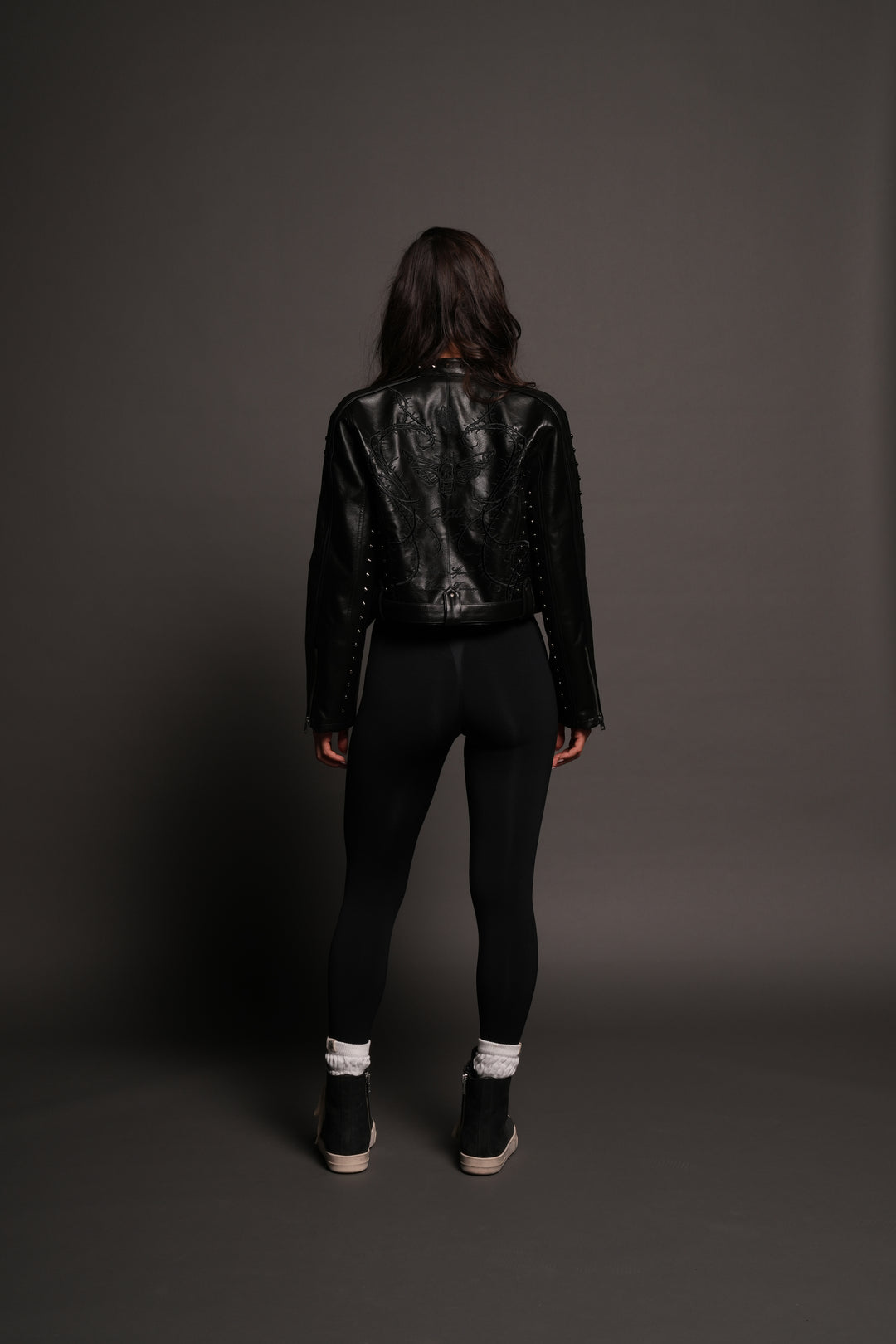 Dual Wolf Skylar Soft Seamless Leggings In Black