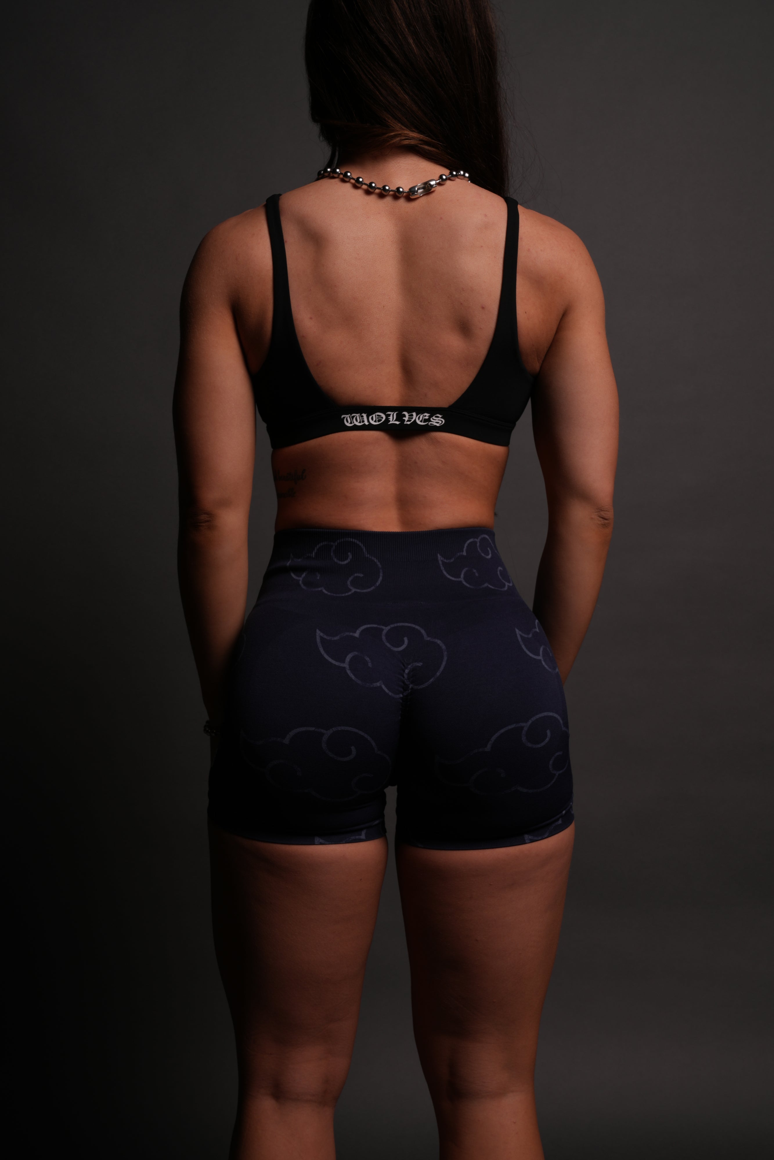 Wolf Cloud Everson Seamless "Training" Shorts in Storm Blue